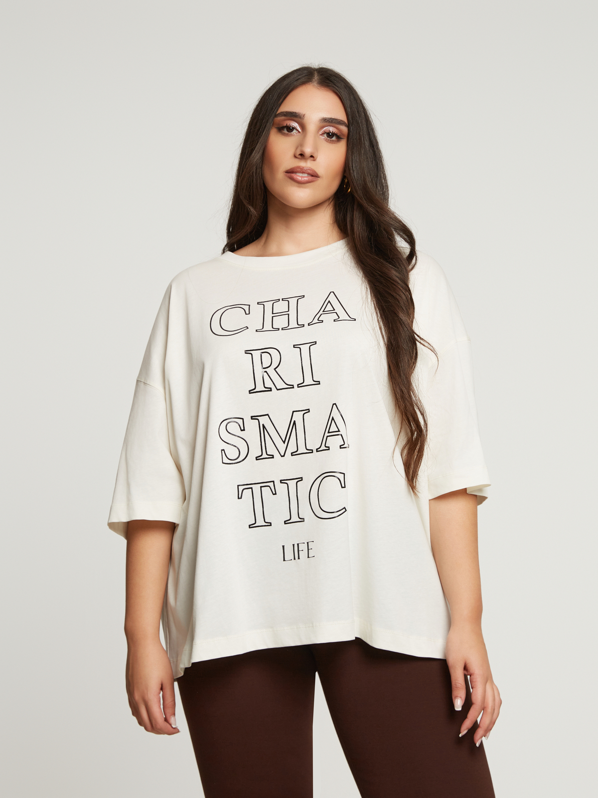 Βαμβακερή μπλούζα t-shirt "Charismatic Life" φωτογραφία