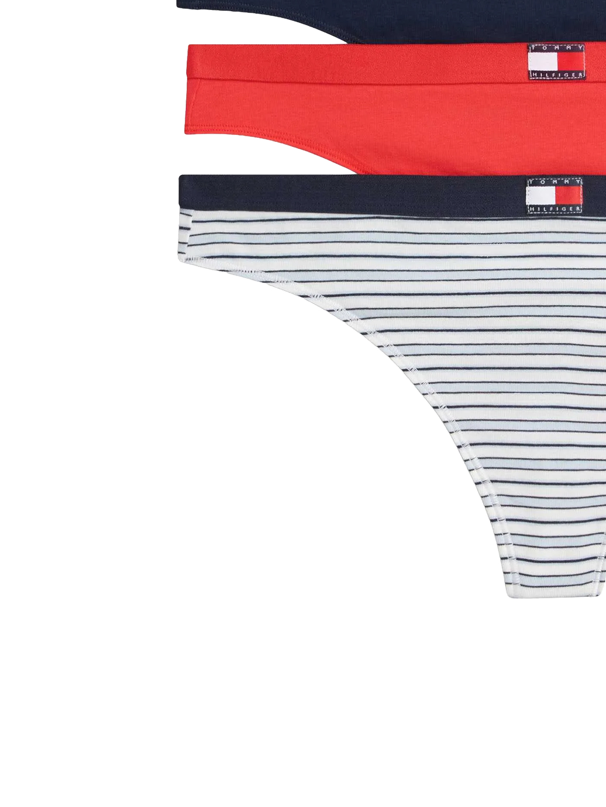 Σετ 3 τεμάχια Thongs Βαμβακερά Με Λογότυπο