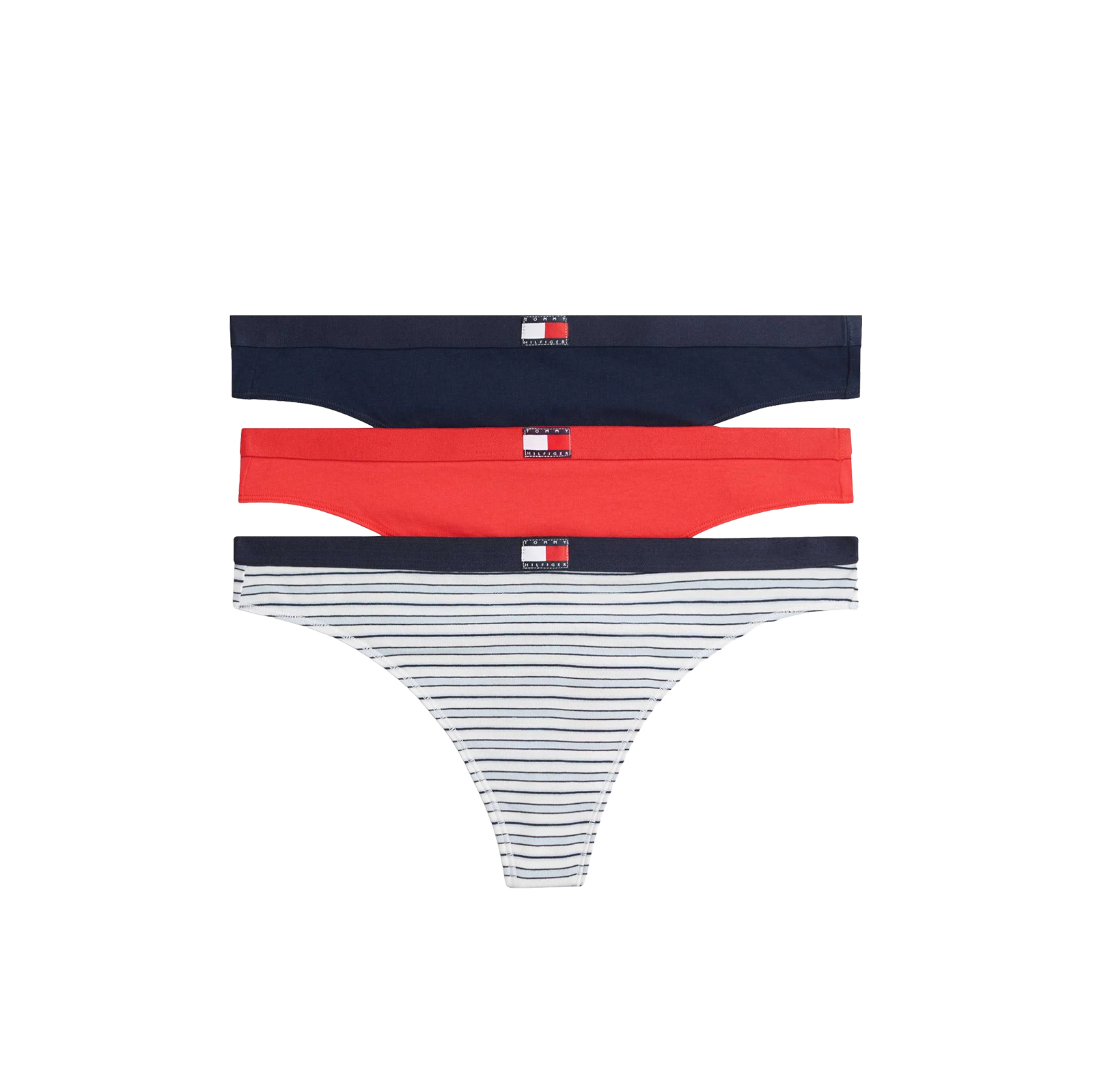 Σετ 3 τεμάχια Thongs Βαμβακερά Με Λογότυπο