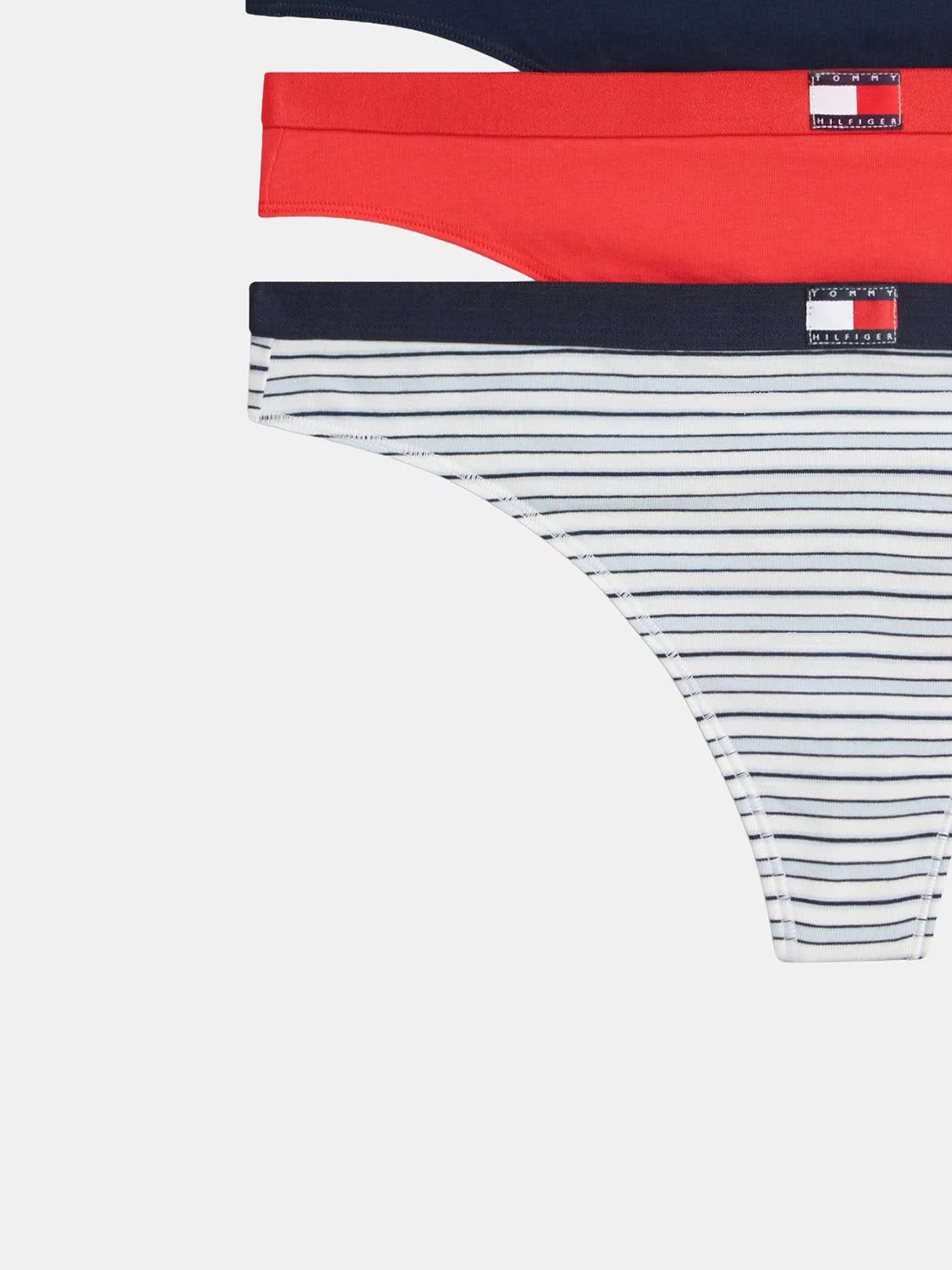Σετ 3 τεμάχια Thongs Βαμβακερά Με Λογότυπο