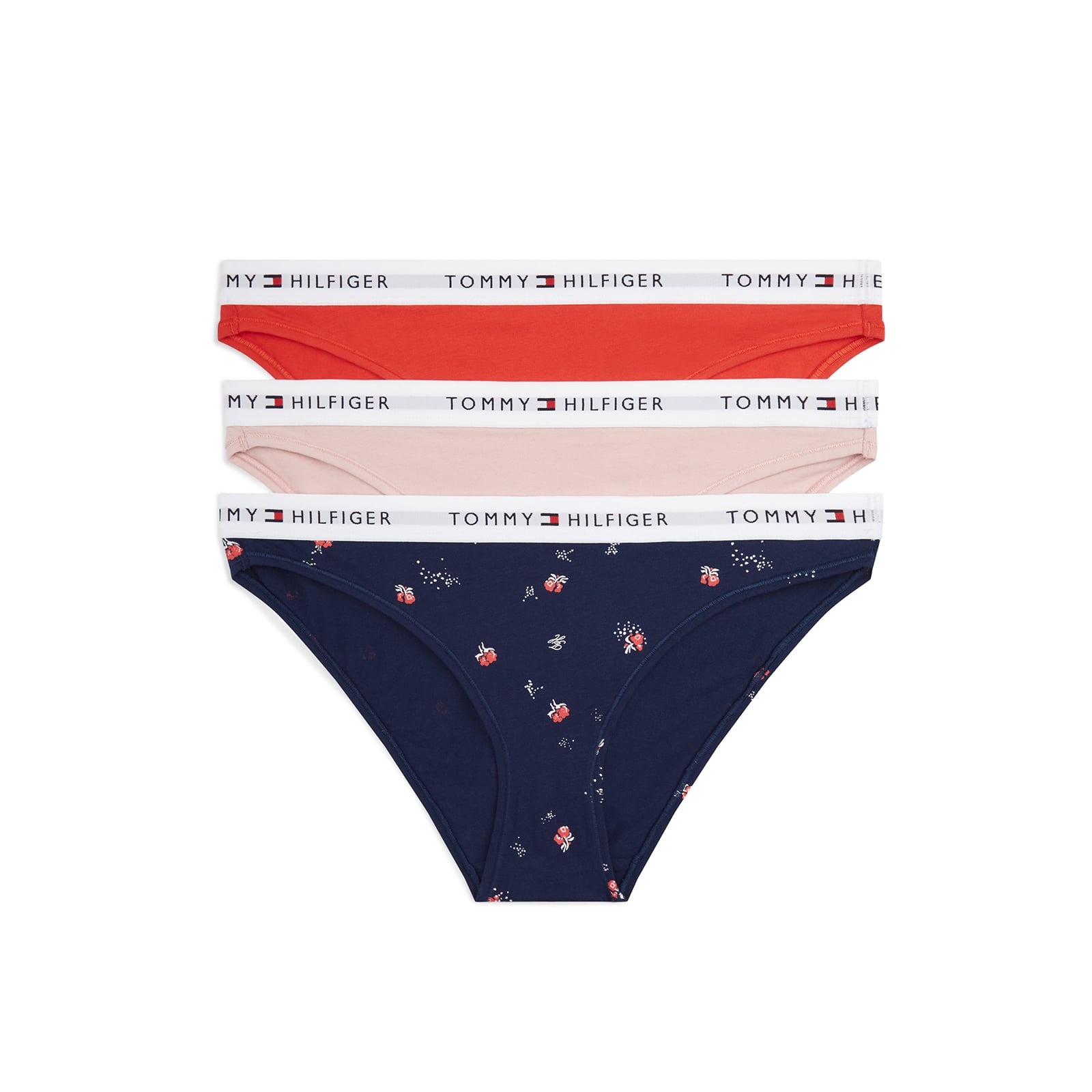 3 Pack Logo Waistband Stretch Cotton Briefs