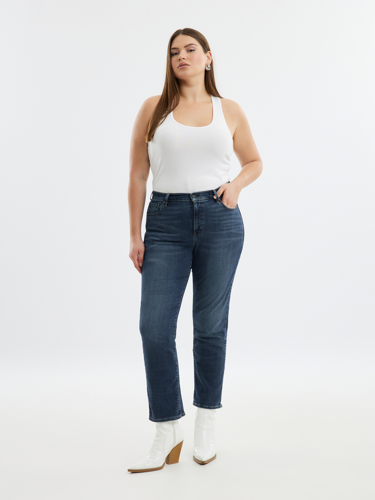 Τζιν 724 High rise Straight φωτογραφία