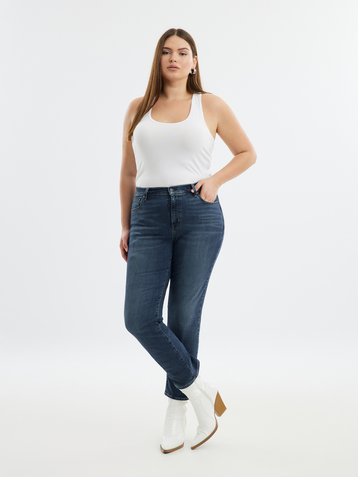 Τζιν 724 High rise Straight φωτογραφία