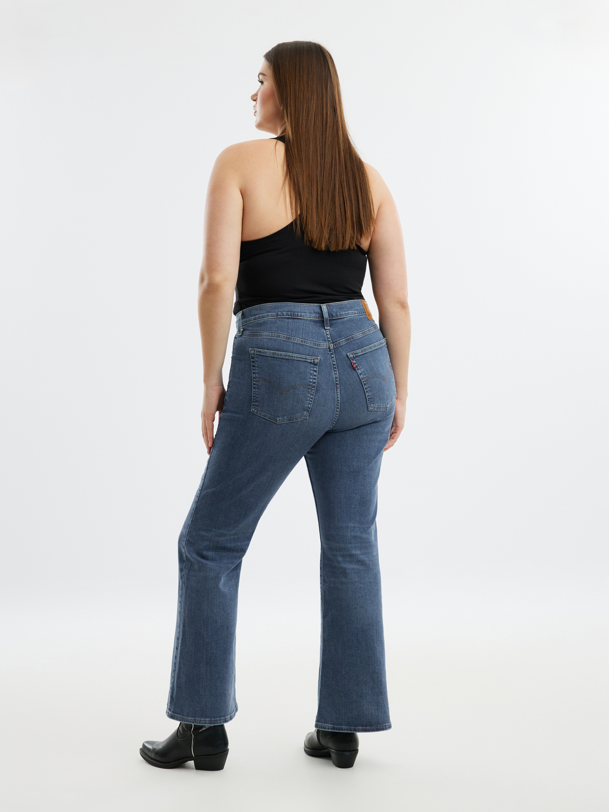 Τζιν 726 High rise flare φωτογραφία