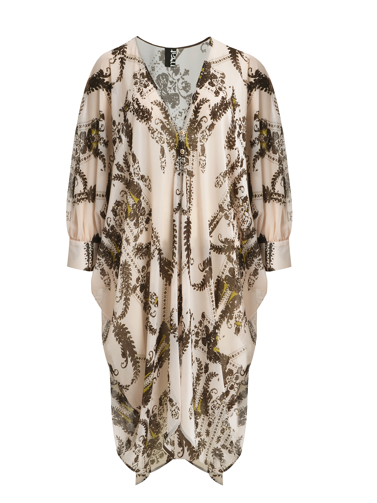 Eco-chic κιμονό με paisley σχέδιο και κουμπιά φωτογραφία