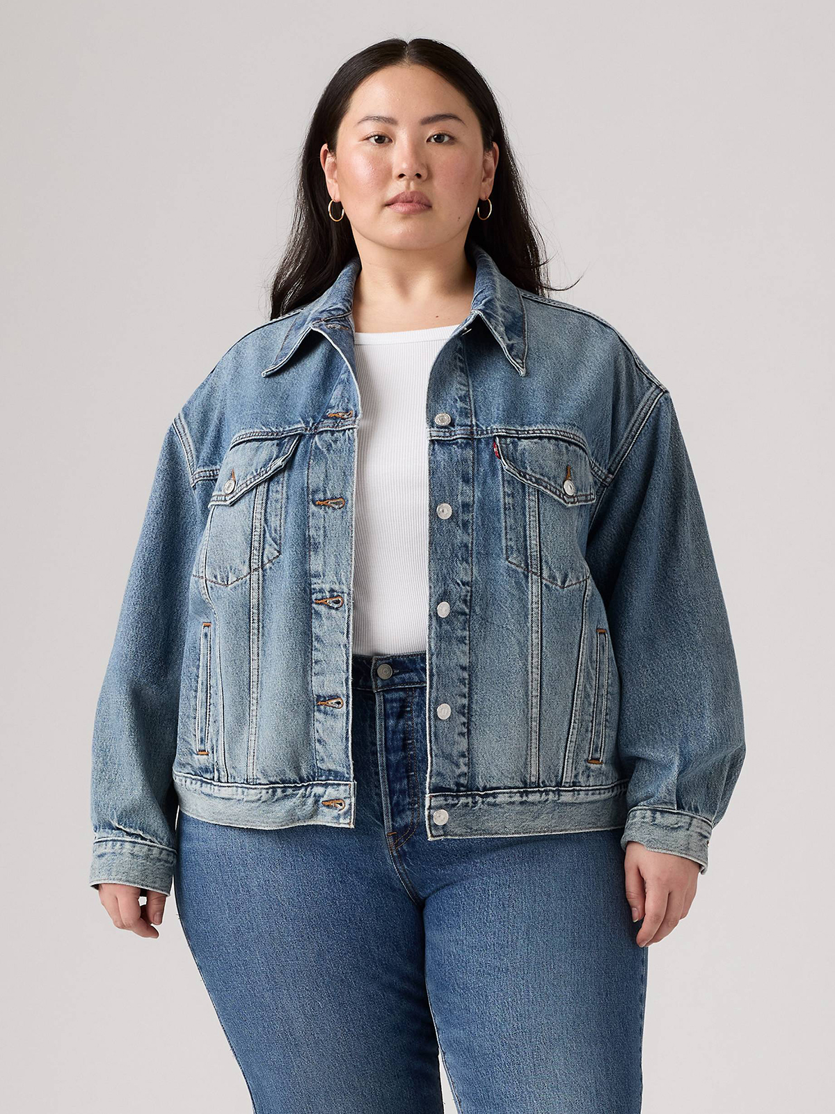 Τζιν μπουφάν 90's trucker φωτογραφία