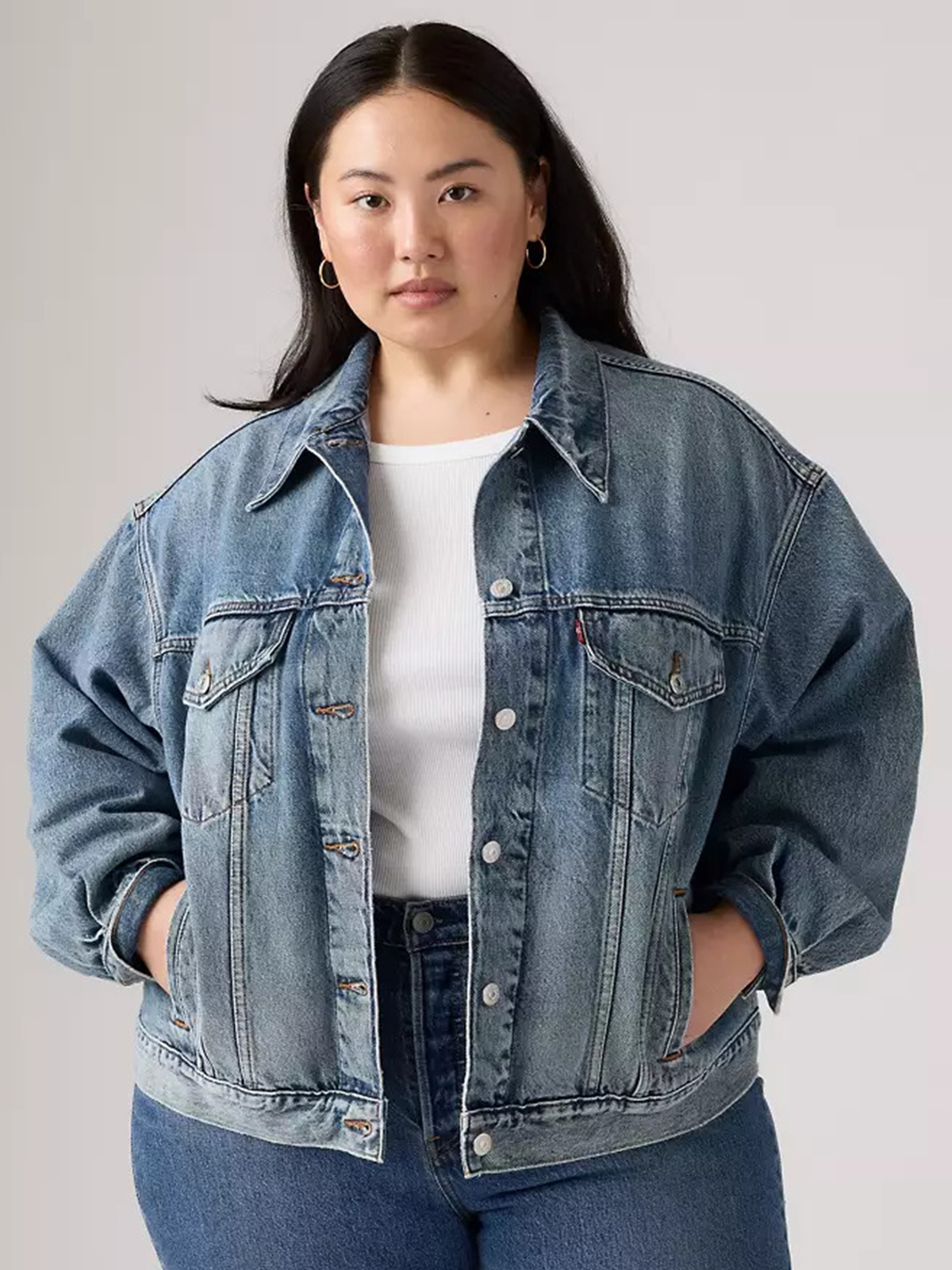 Τζιν μπουφάν 90's trucker φωτογραφία