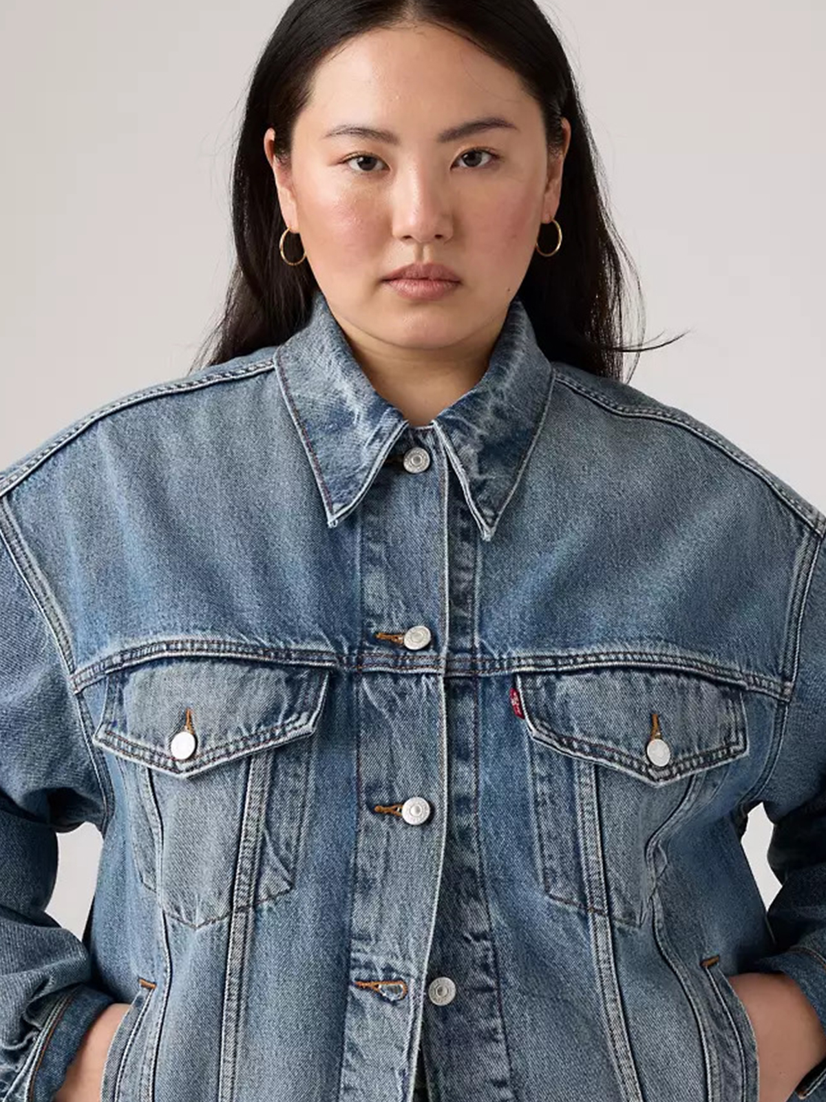 Τζιν μπουφάν 90's trucker φωτογραφία