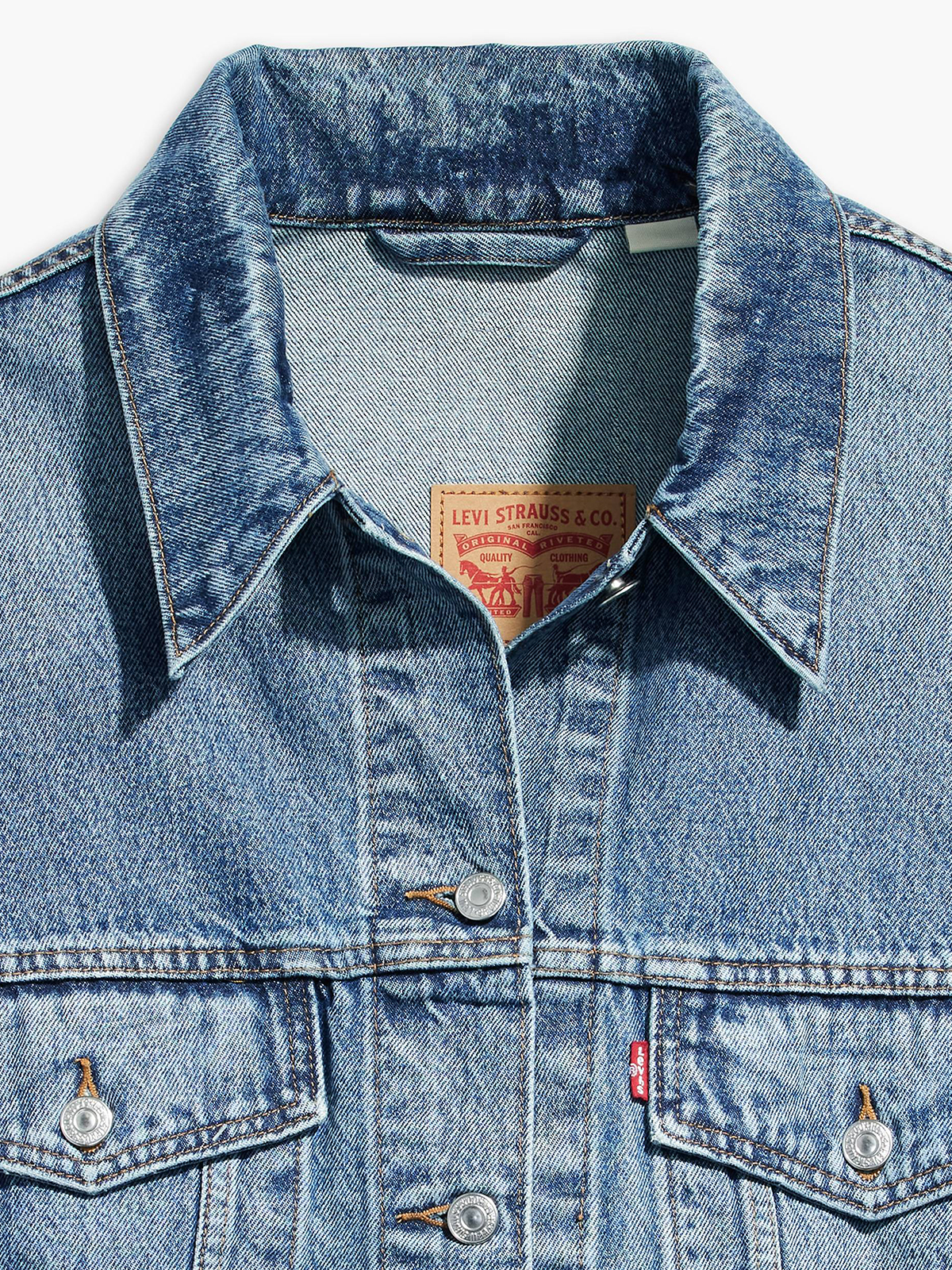 Τζιν μπουφάν 90's trucker φωτογραφία