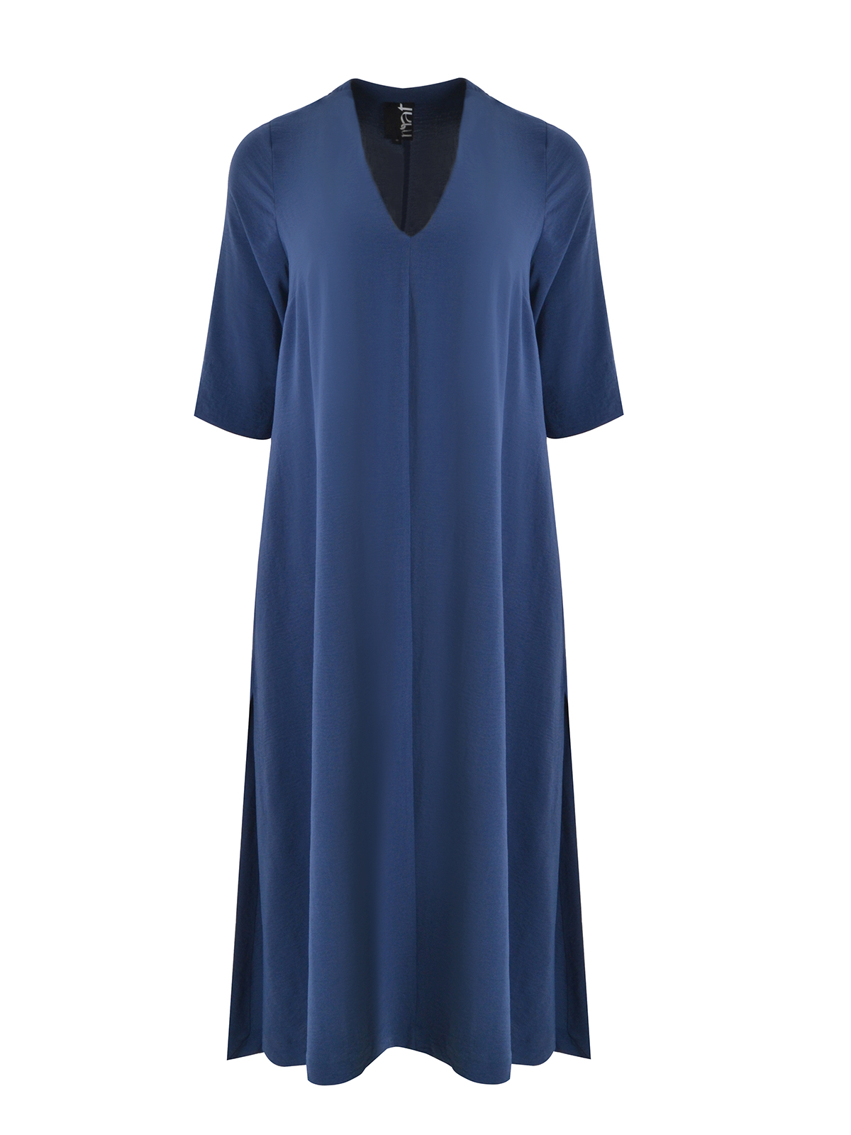 Maxi φόρεμα V κρεπ airwashed φωτογραφία