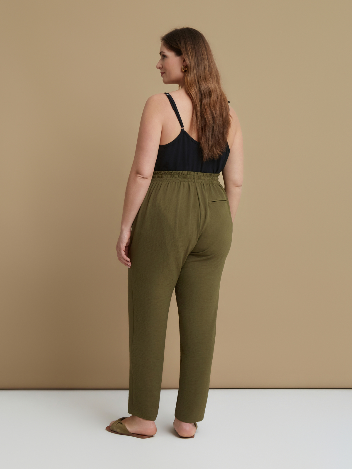  Tapered παντελόνι κρεπ airwashed - 6