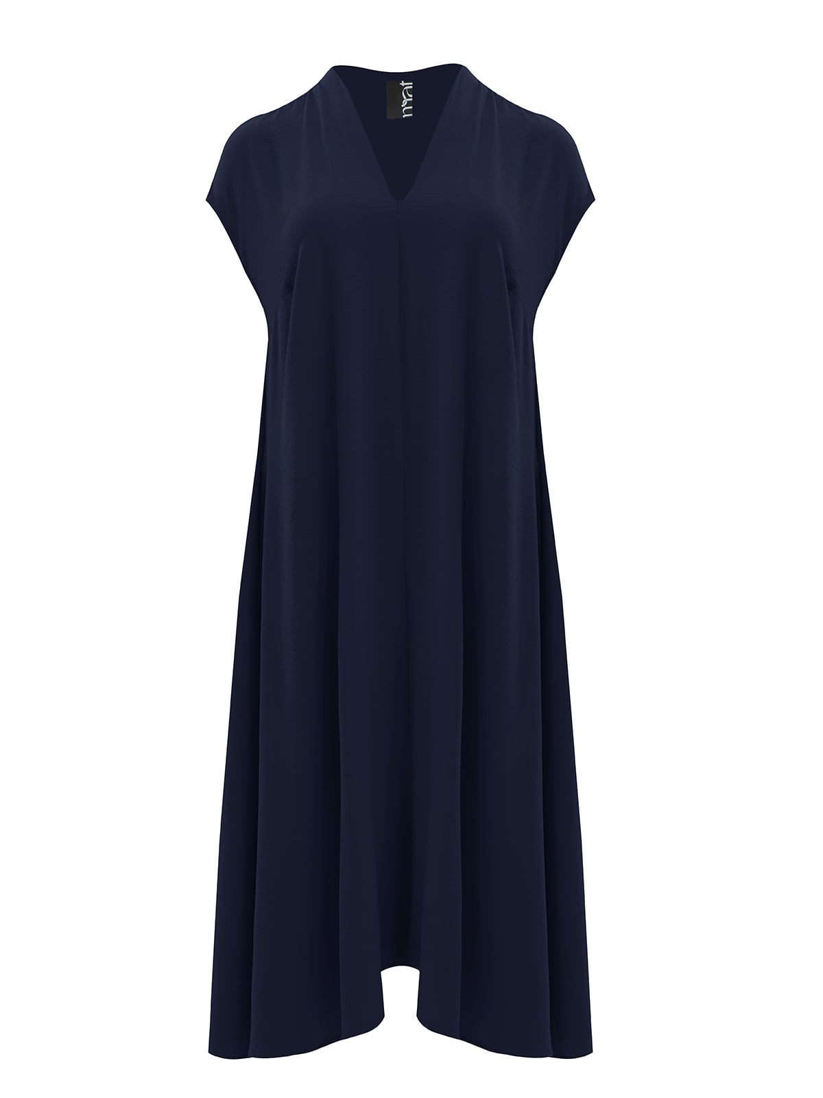 Φόρεμα κρεπ airwashed με πτυχώσεις φωτογραφία