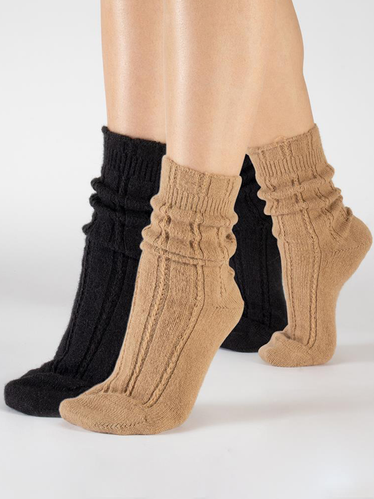 Κάλτσες πλεκτές alpaca | 2 Ζευγάρια φωτογραφία