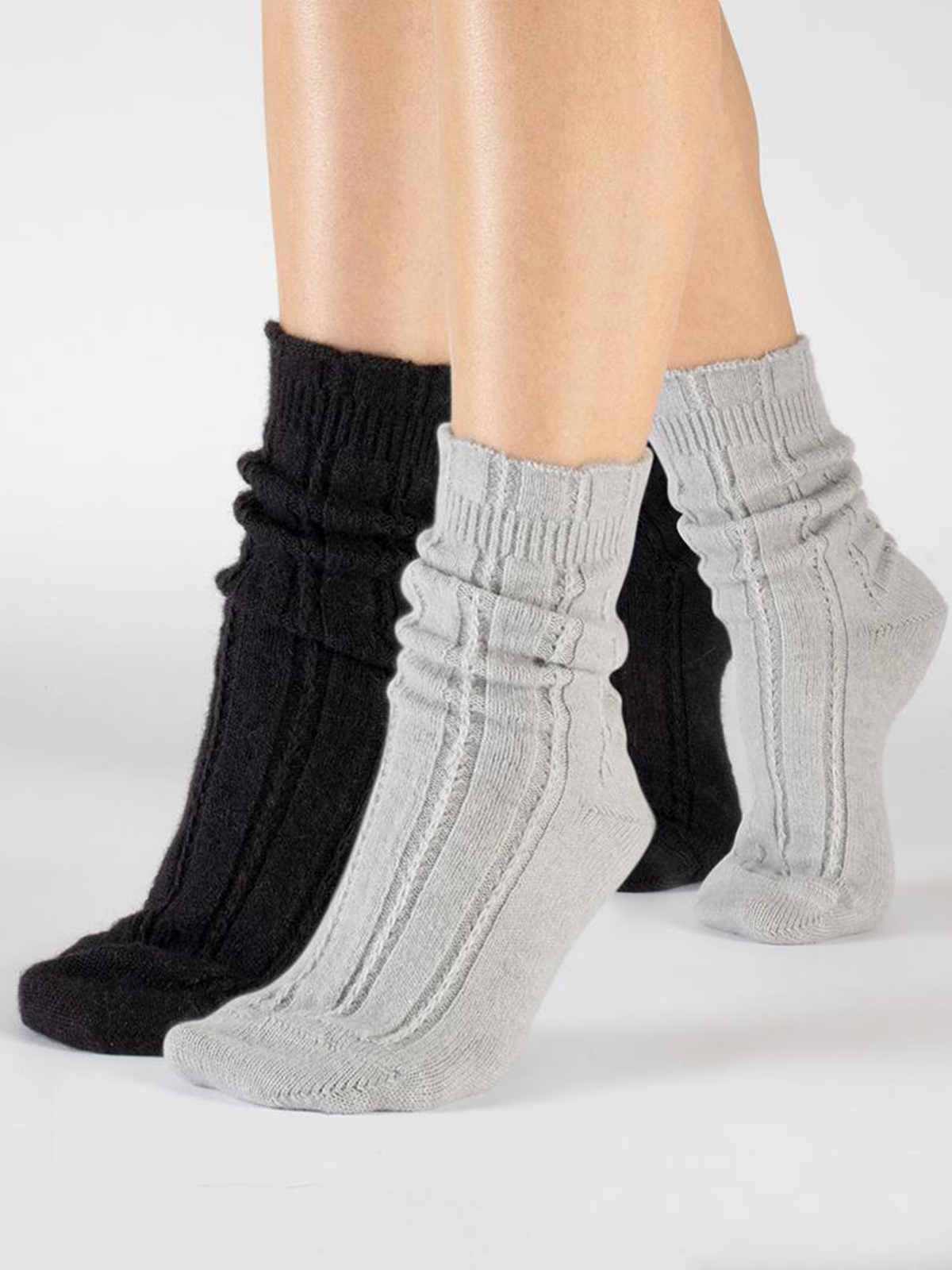 Κάλτσες πλεκτές alpaca | 2 Ζευγάρια φωτογραφία