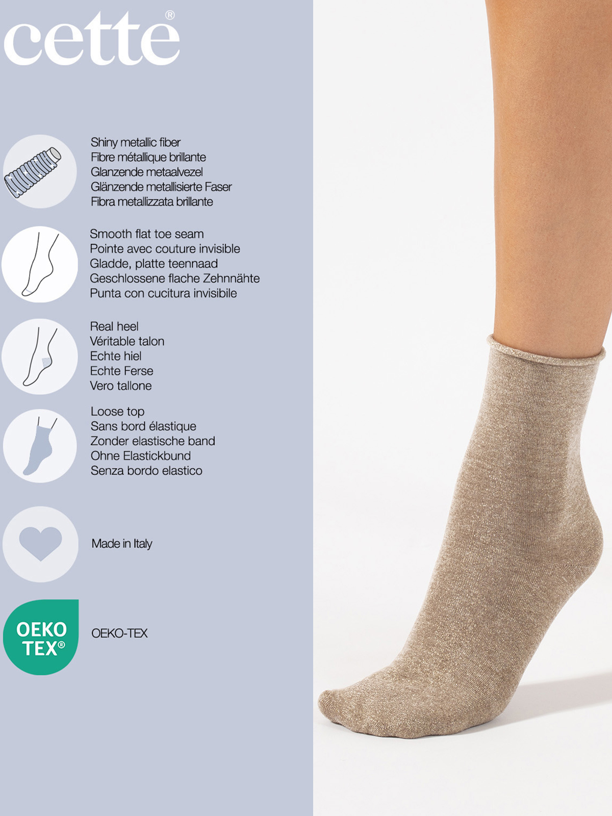 Shiny κάλτσες Altair με loose πάνω μέρος φωτογραφία