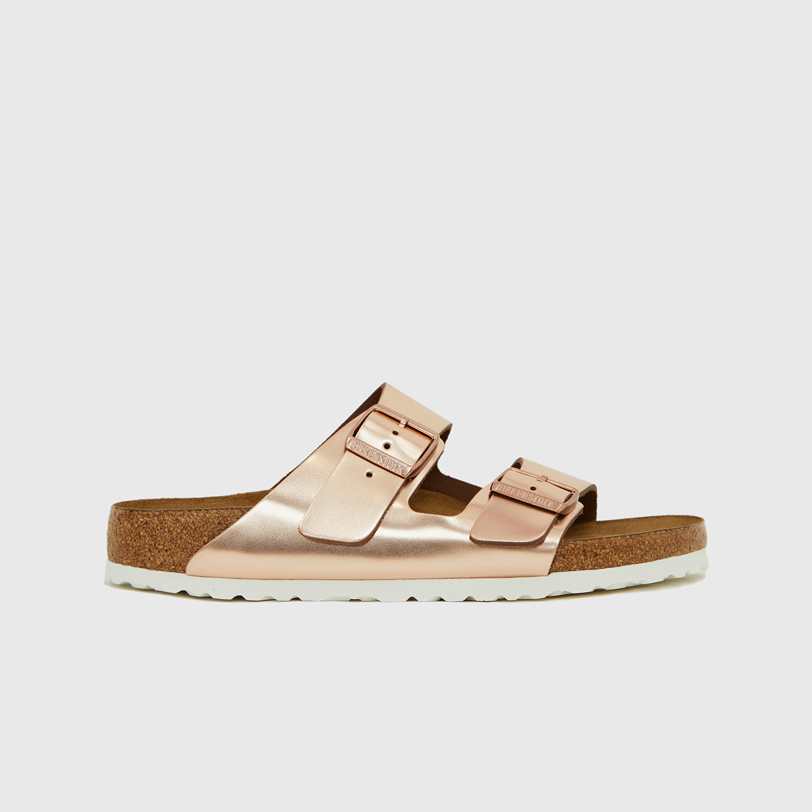 Arizona Birko-Flor Slides in Metallic Copper