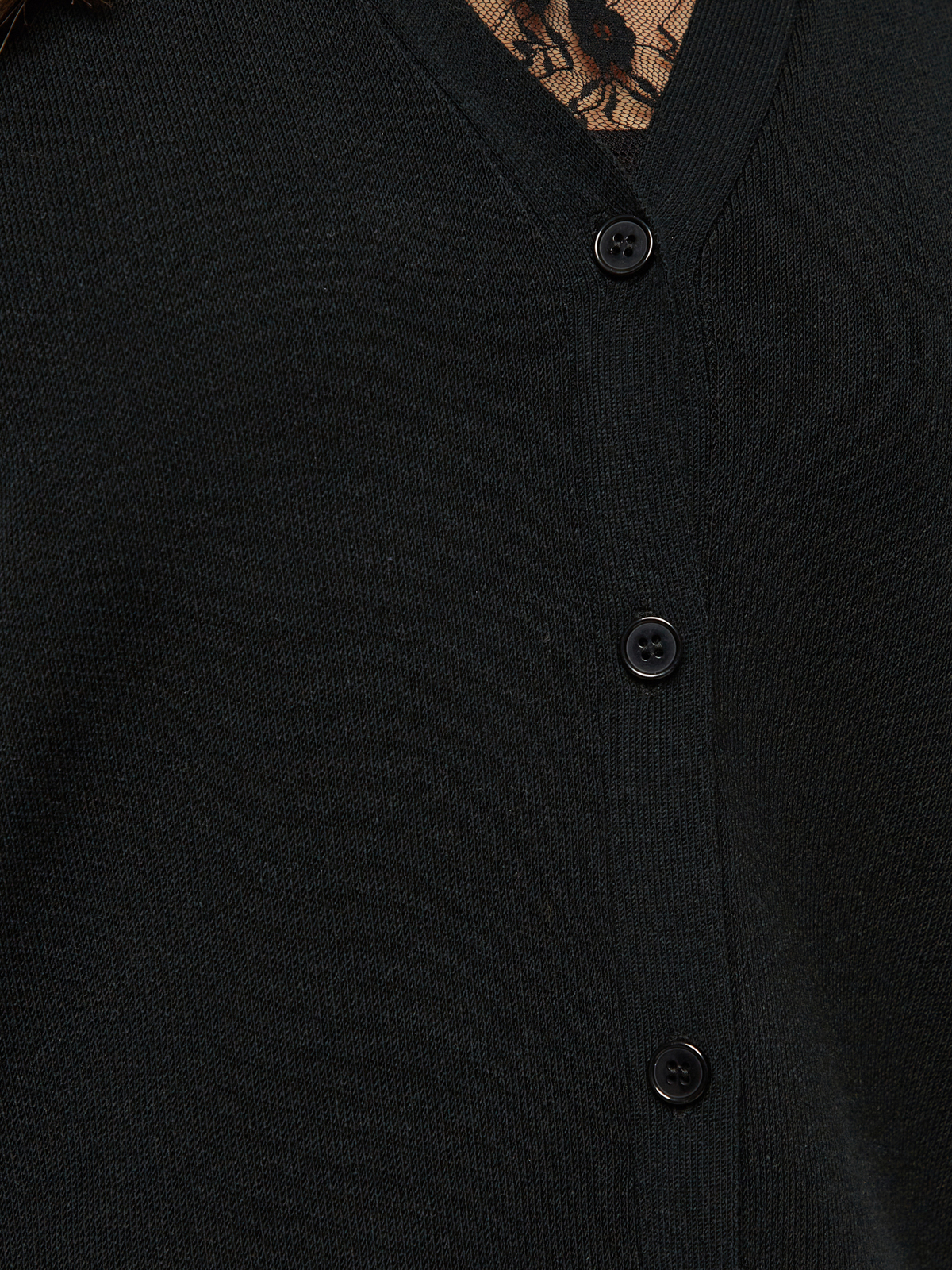 Basic πλεκτή ζακέτα με κουμπιά φωτογραφία