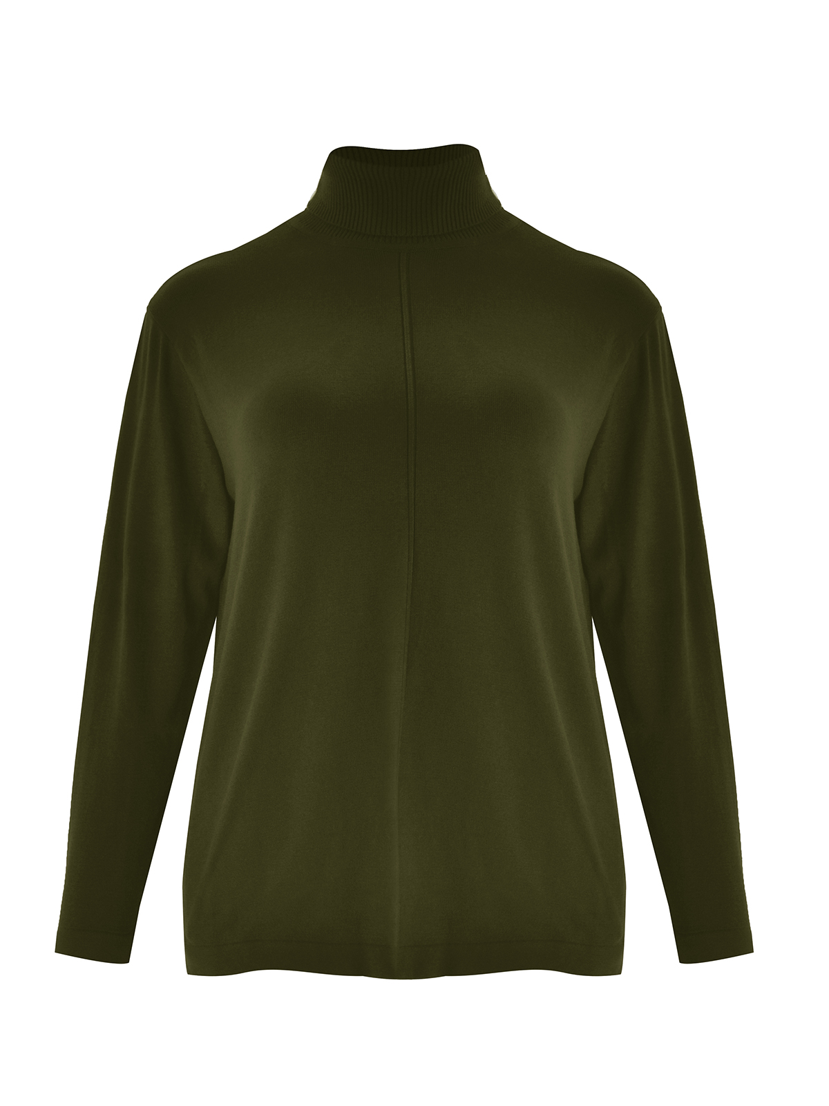 Basic πλεκτή μπλούζα ζιβάγκο με ραφή μπροστά φωτογραφία