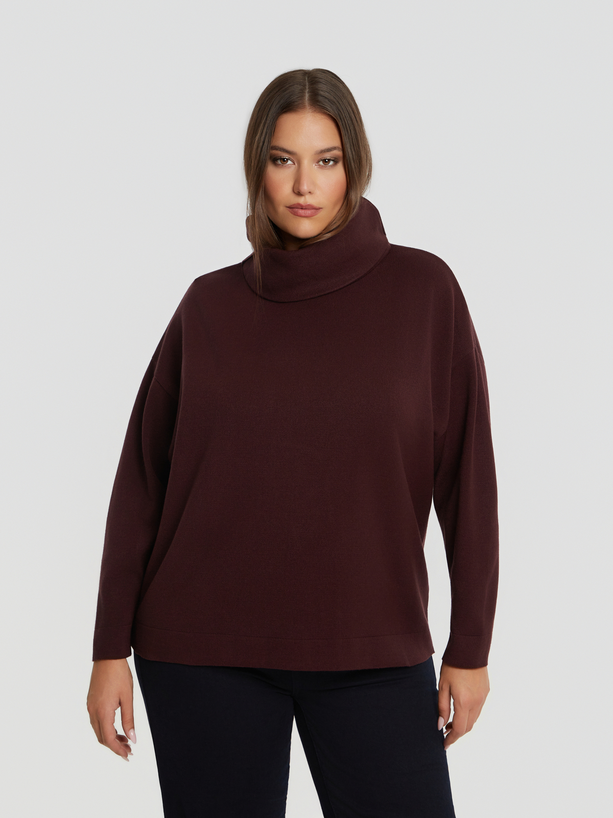 Basic πλεκτή μπλούζα ζιβάγκο φωτογραφία