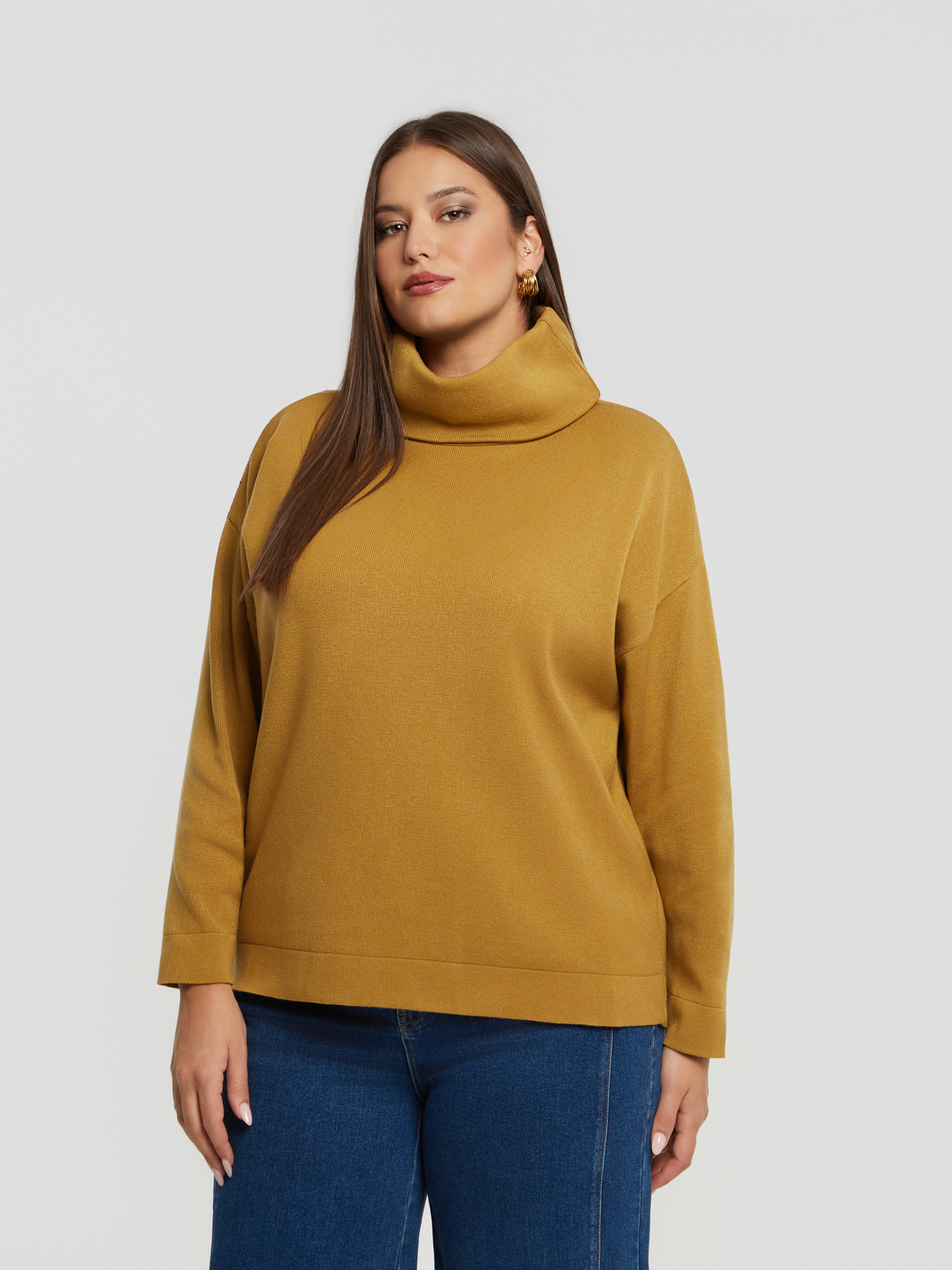 Basic πλεκτή μπλούζα ζιβάγκο φωτογραφία