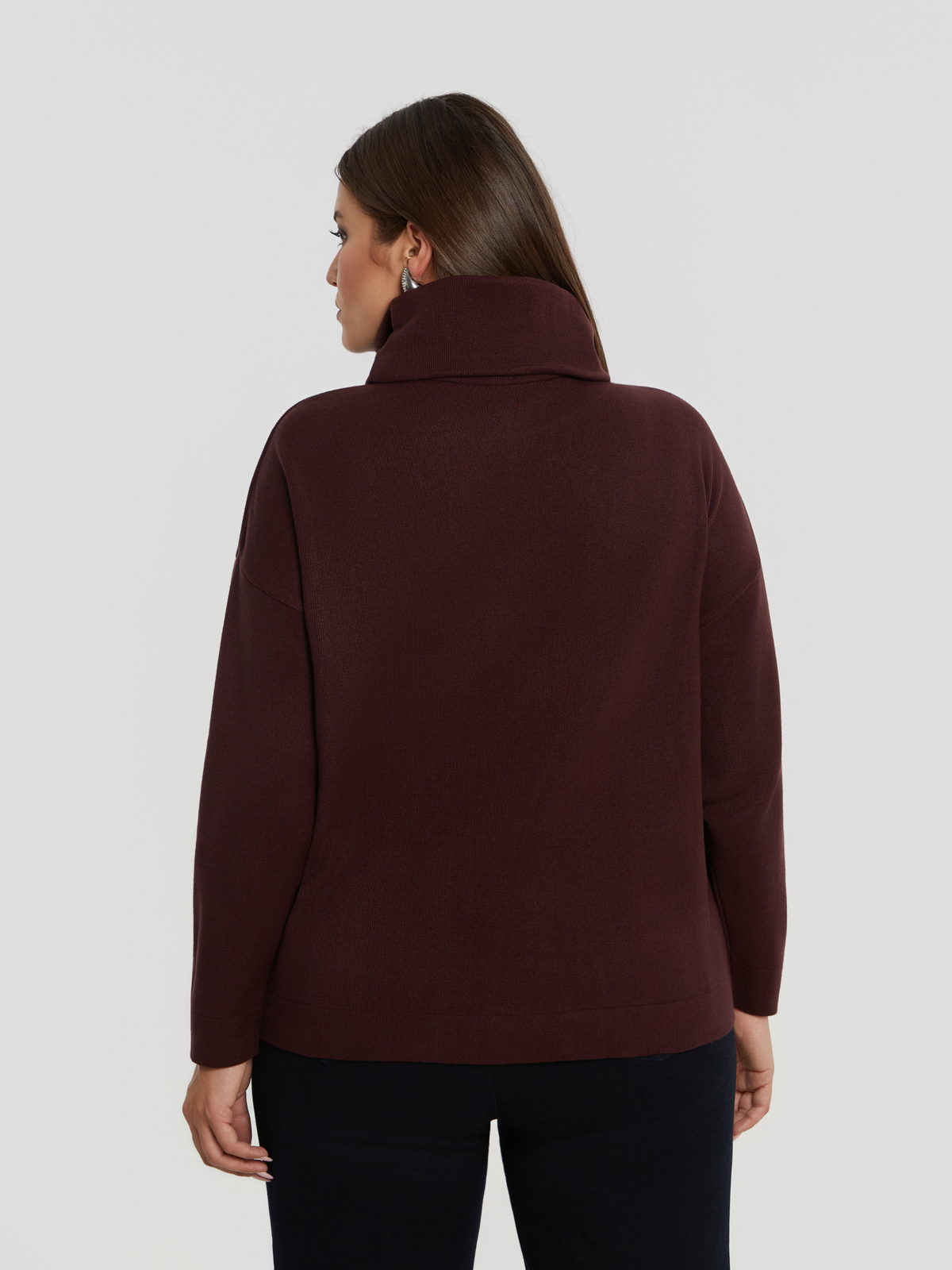 Basic πλεκτή μπλούζα ζιβάγκο φωτογραφία