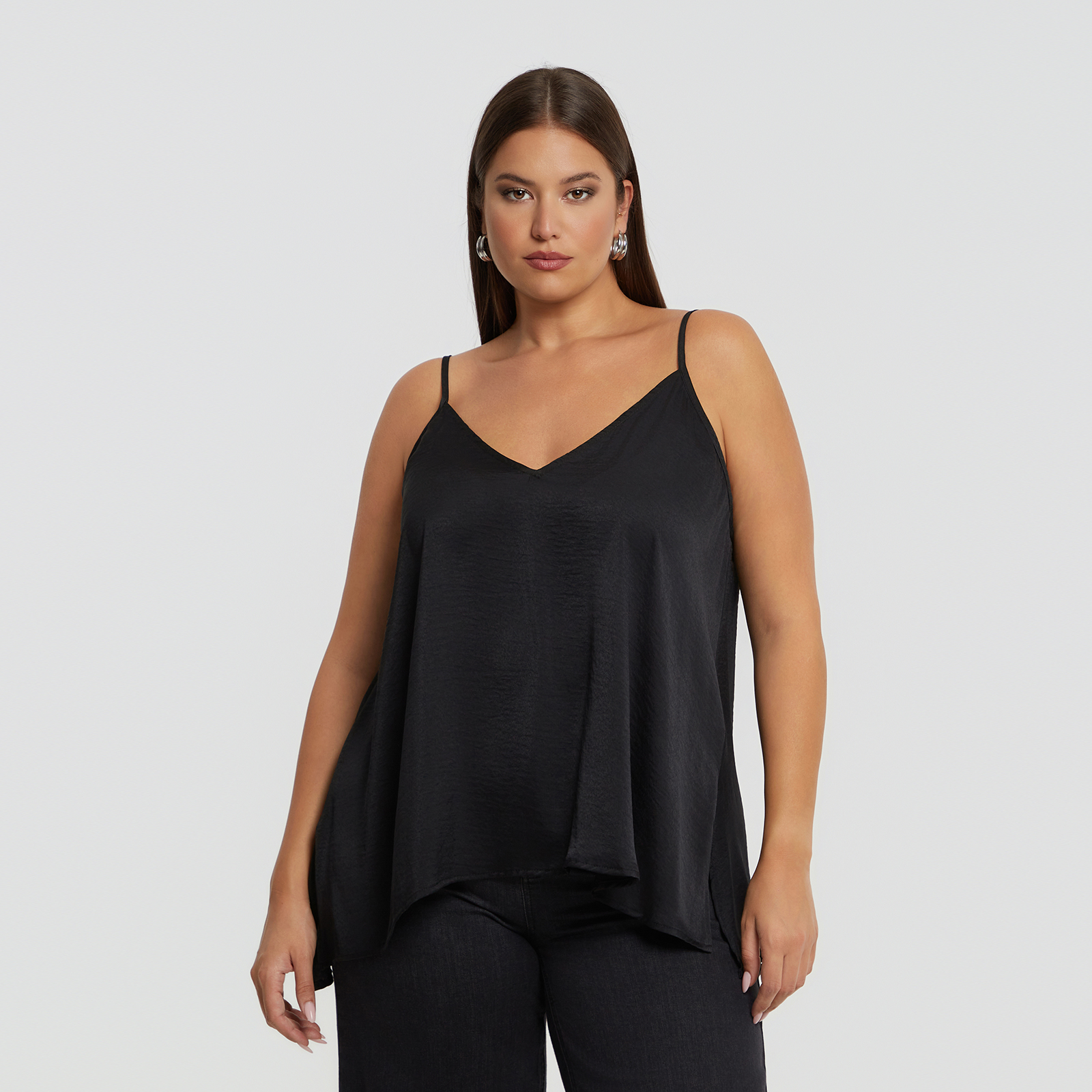 Basic satin cami top