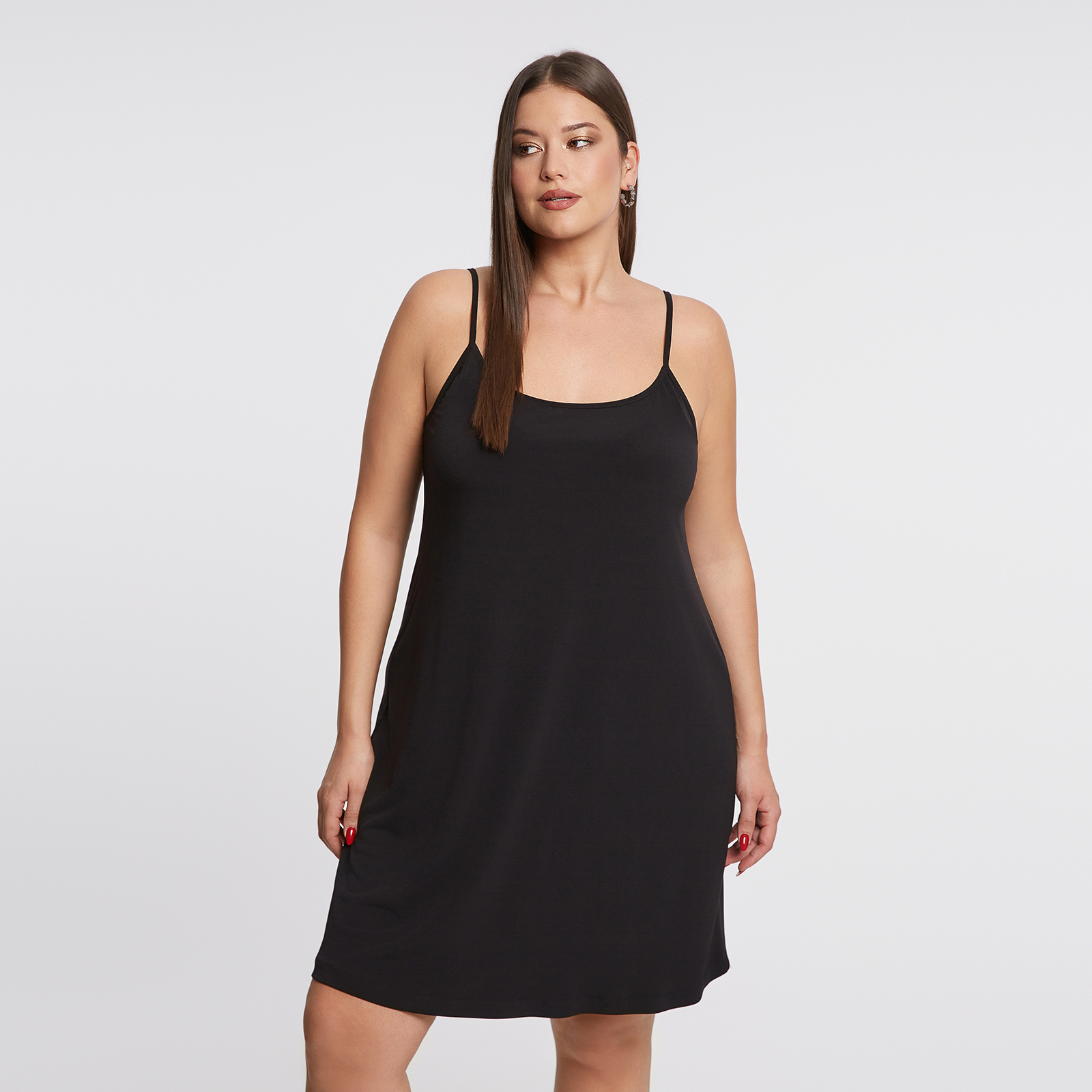 MAT FASHION Super jersey αμάνικο φόρεμα