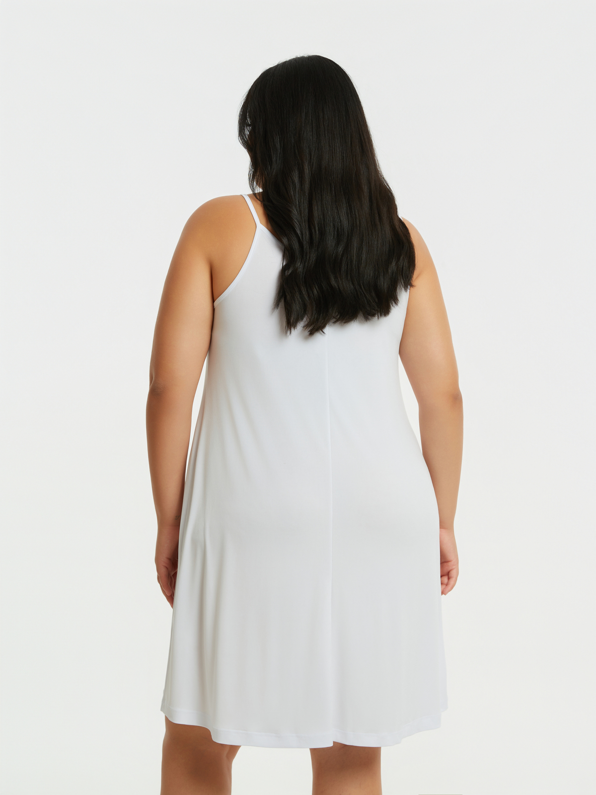 Basic super jersey αμάνικο φόρεμα φωτογραφία