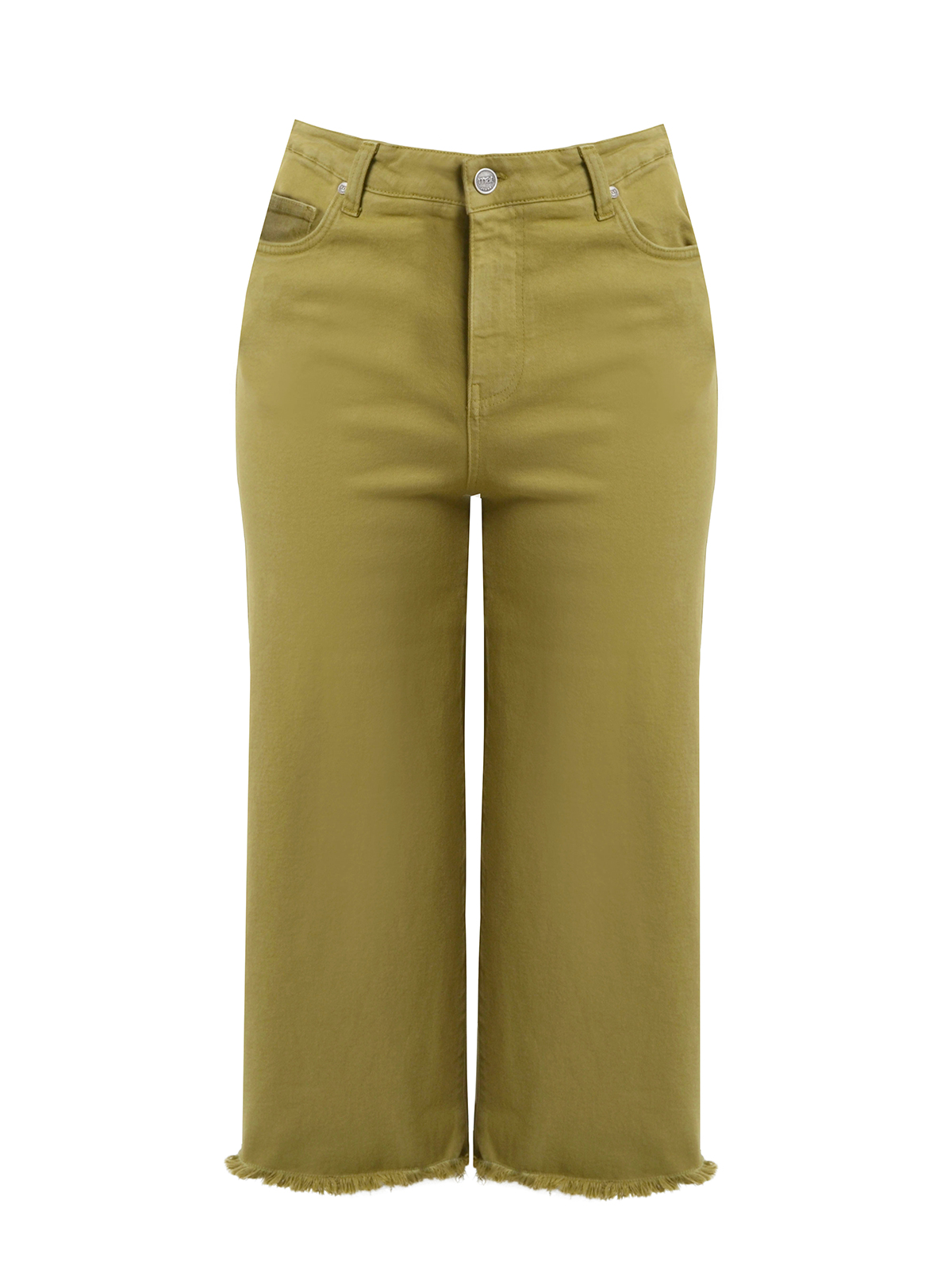 Τζιν basic cropped σε φαρδιά γραμμή φωτογραφία