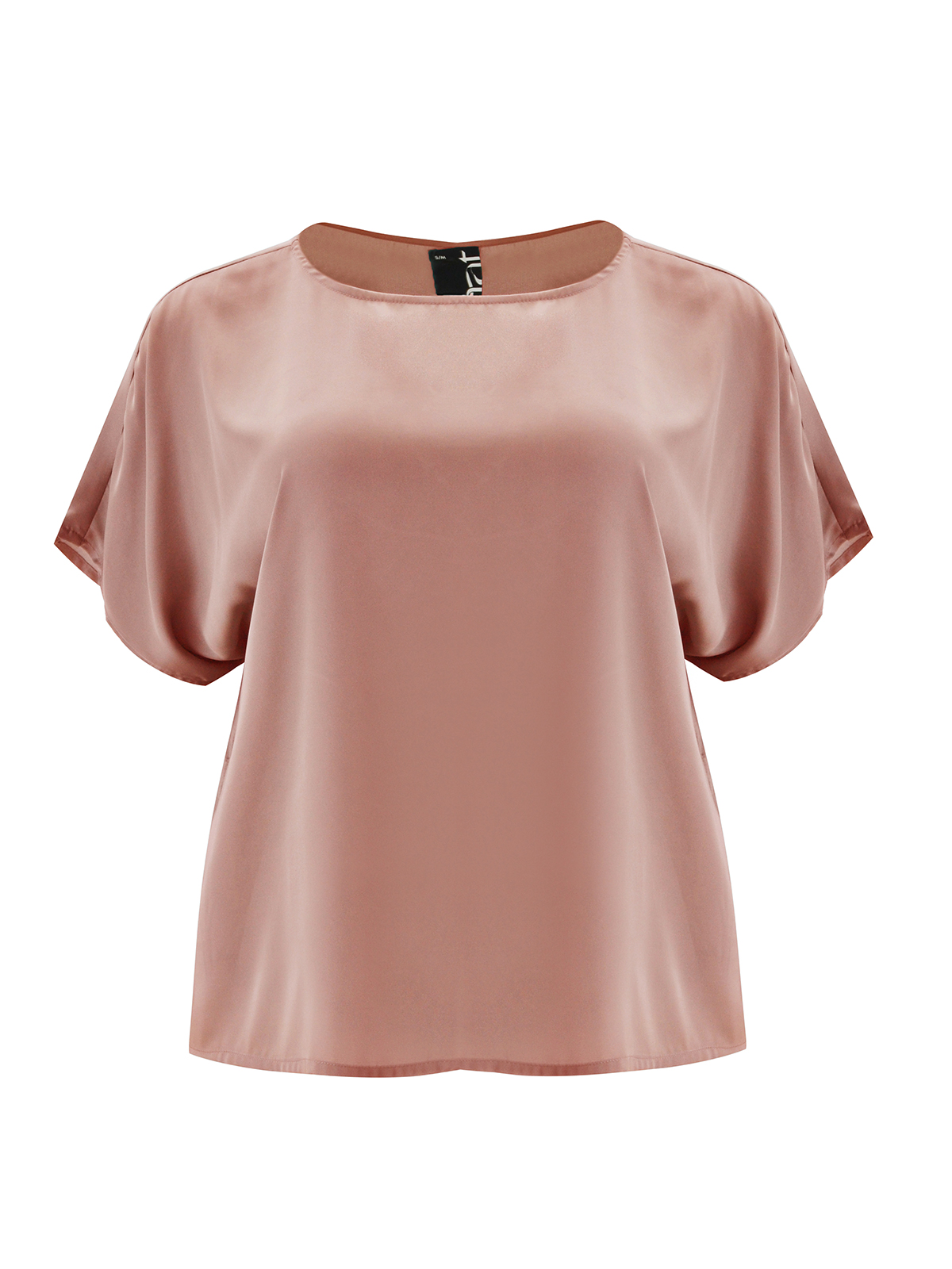 Μπλούζα σατέν boxy φωτογραφία