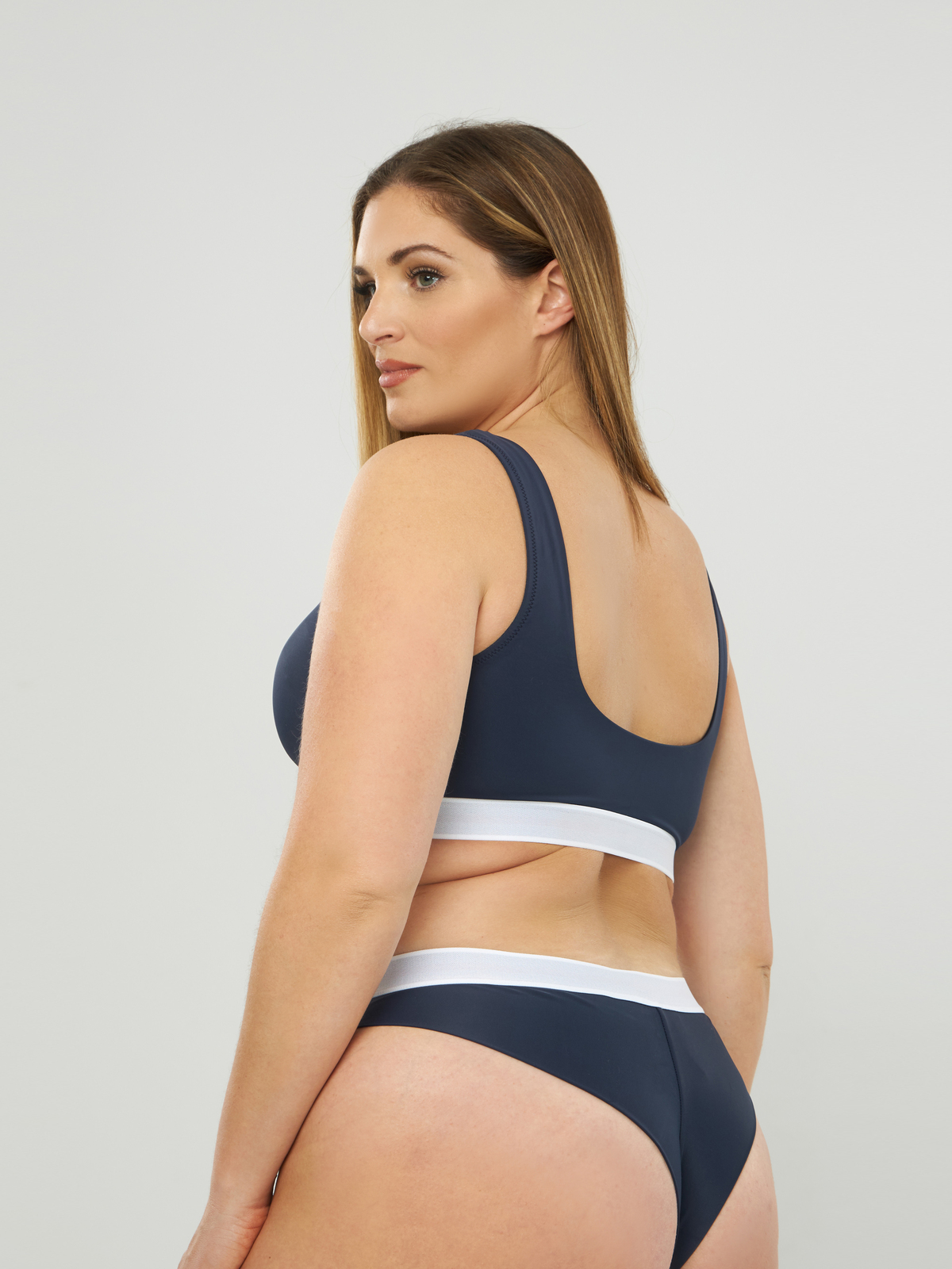 Σλιπ μαγιό brazilian - Twilight Navy