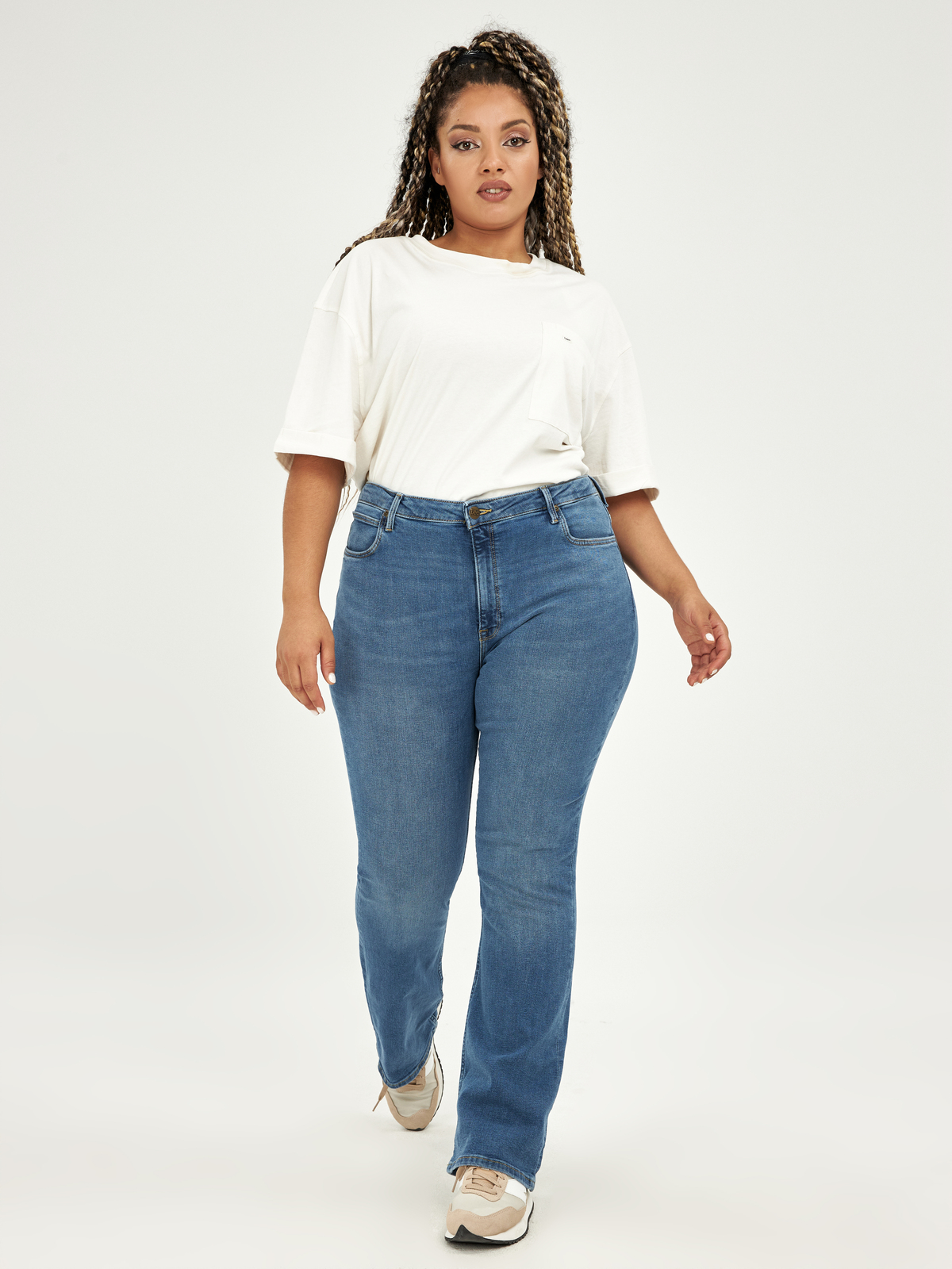 Τζιν Breese Boot Blue Denim φωτογραφία