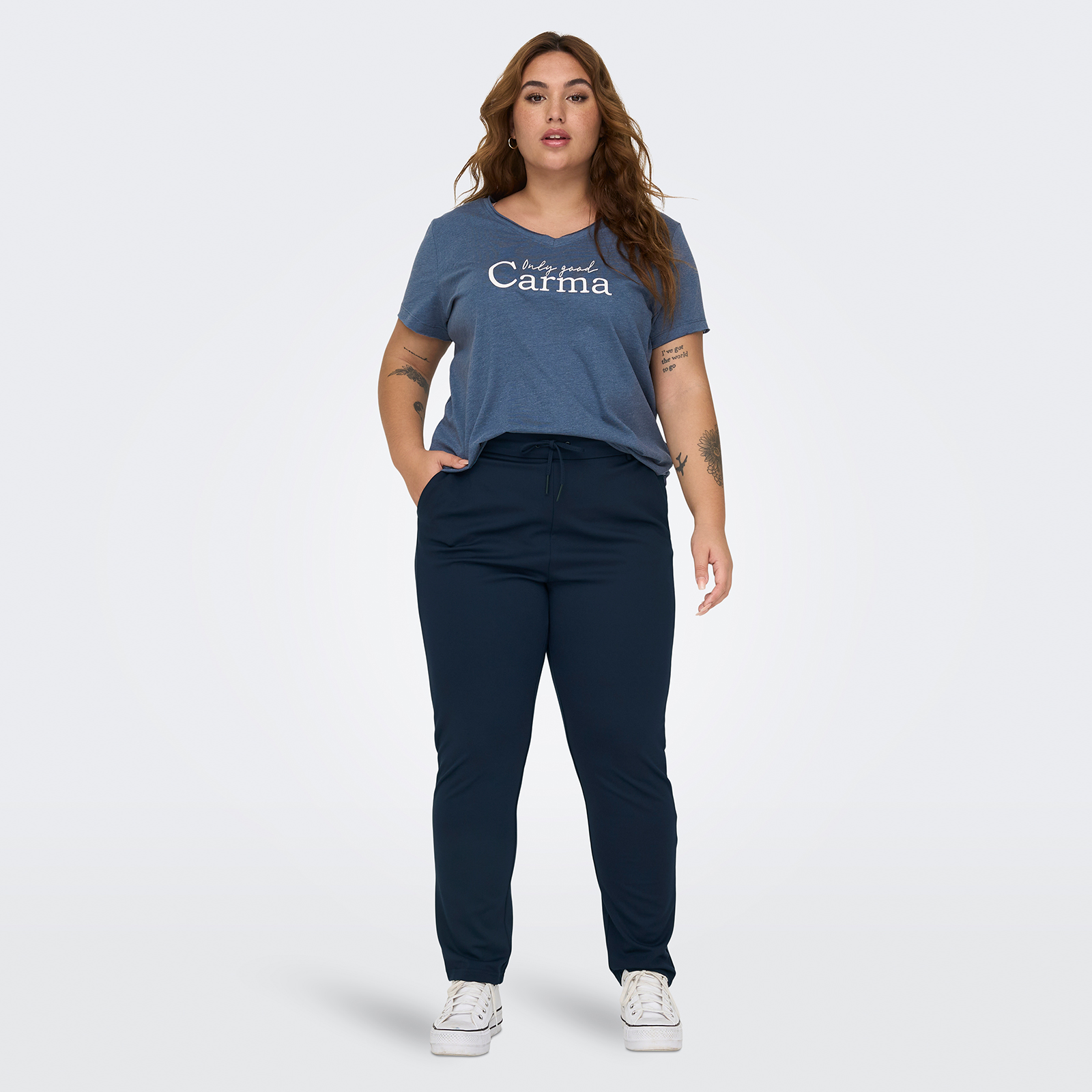 ONLY CARMAKOMA Παντελόνι Cargoldtrash regular fit