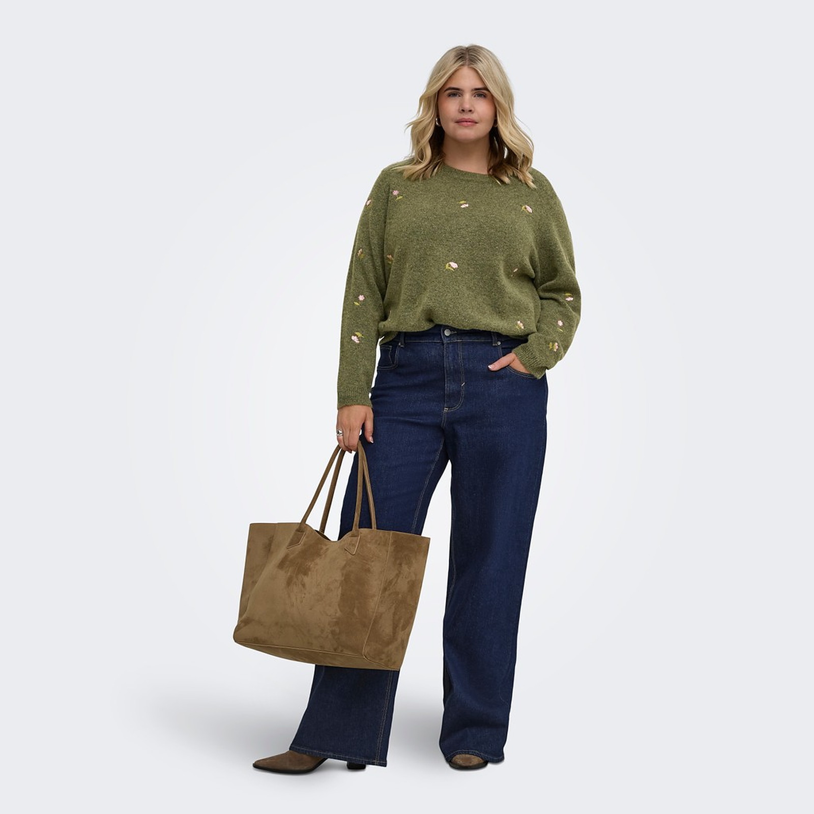 Τζιν Carjuicy ψηλόμεσο wide leg