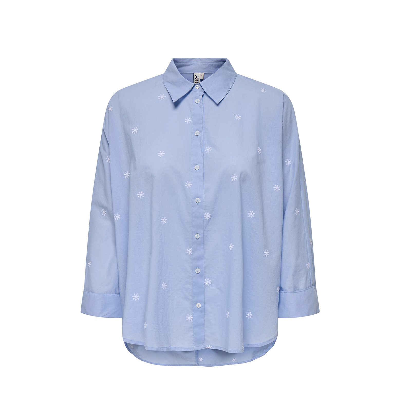Carnew long-sleeve embroidered shirt