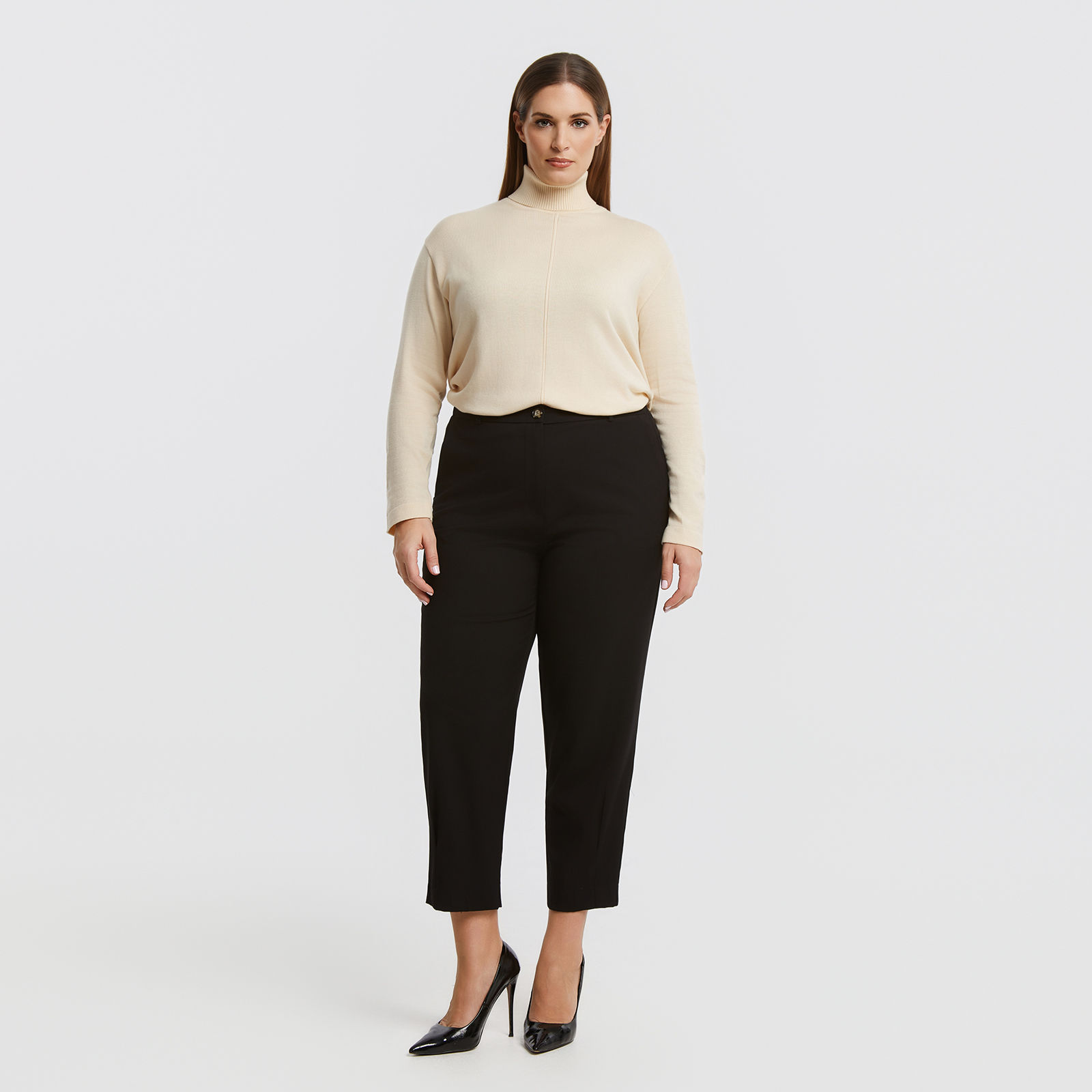 Carrot fit tailored pants