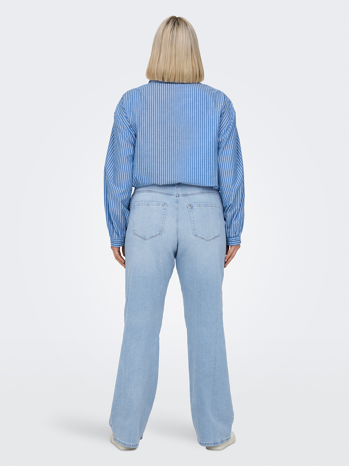 Τζιν Carsnow ψηλόμεσο wide leg φωτογραφία