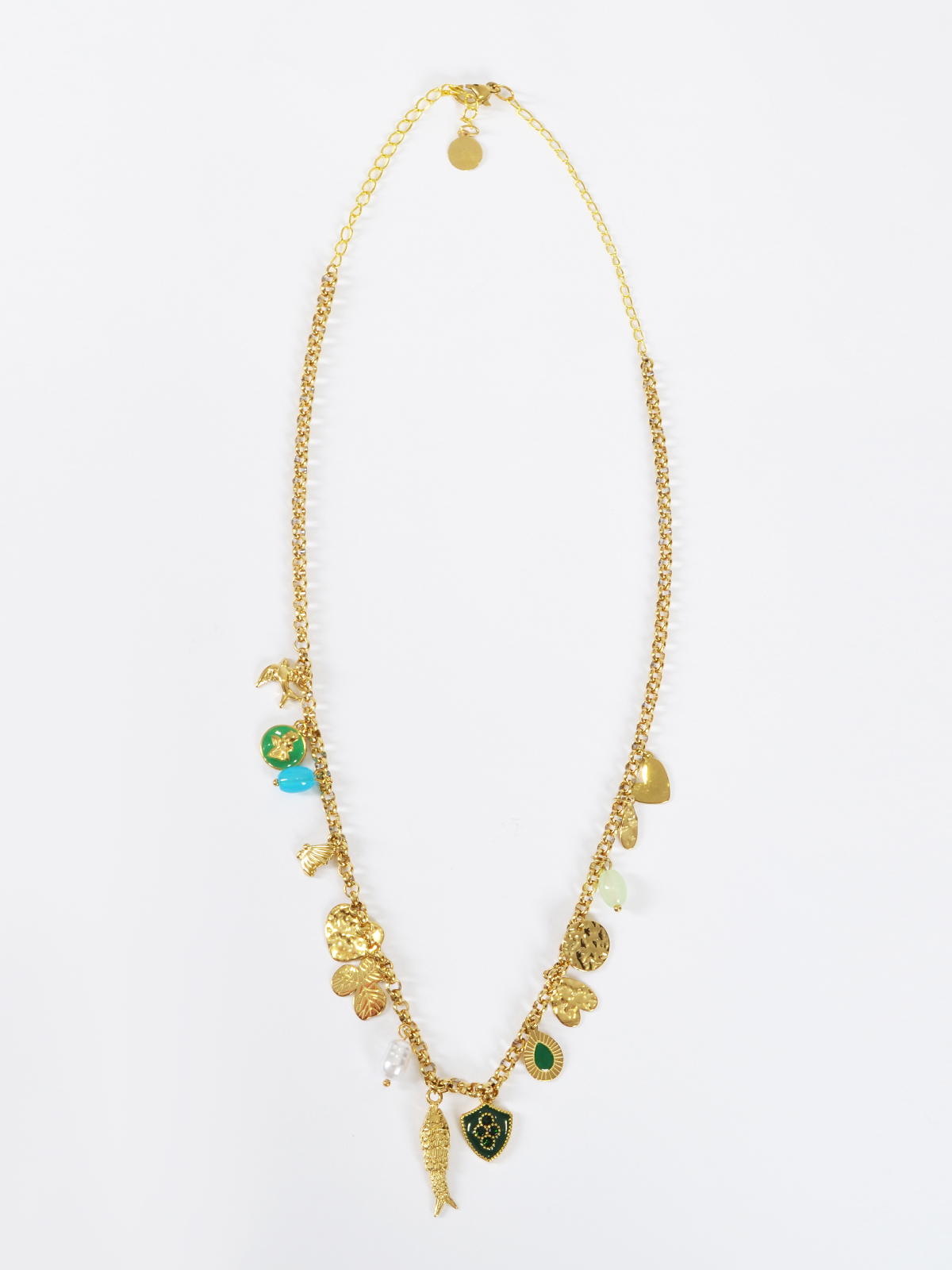 Κολιέ με κρεμαστά charms φωτογραφία