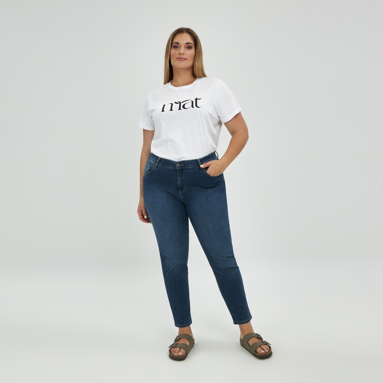 Cigarette basic jeans