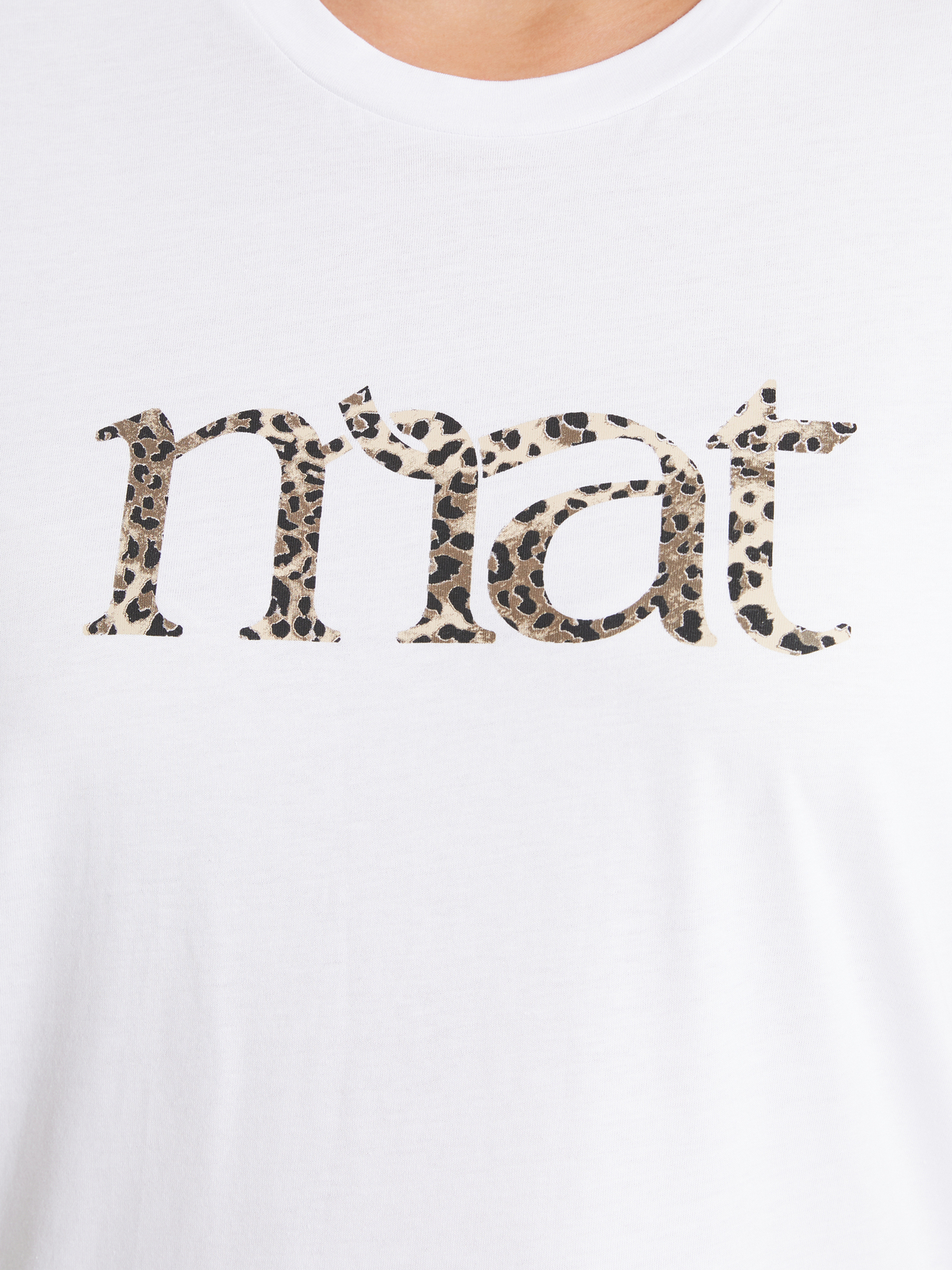 Μπλούζα t-shirt με λεοπάρ mat logo φωτογραφία