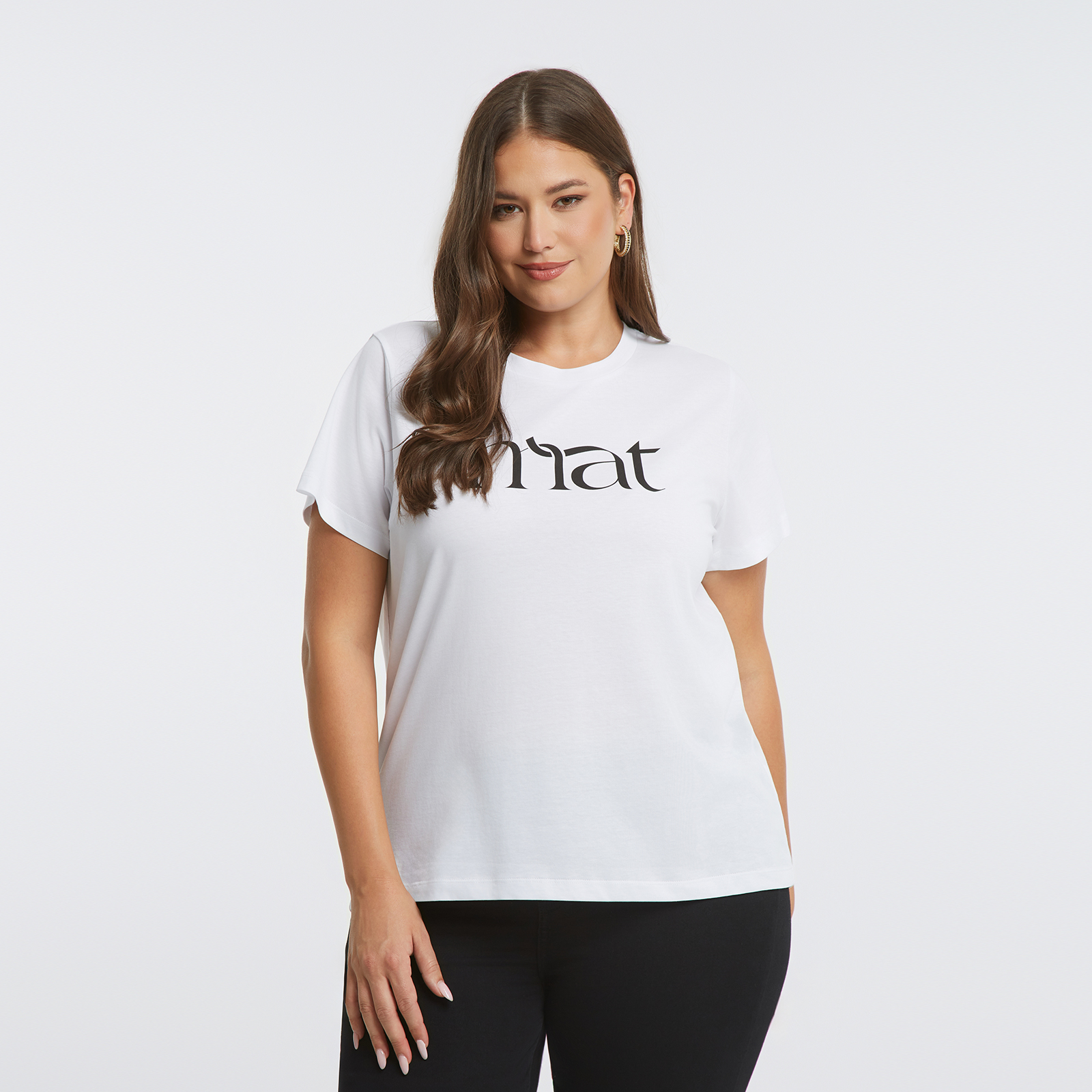 MAT FASHION Μπλούζα t-shirt με mat logo