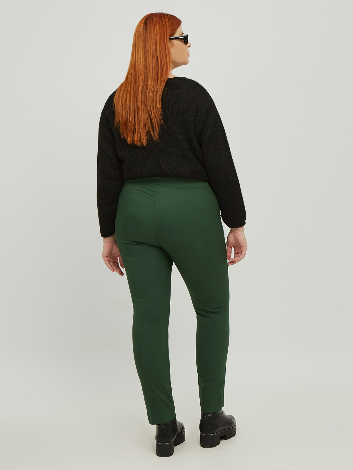 Basic βαμβακερό παντελόνι Anny φωτογραφία