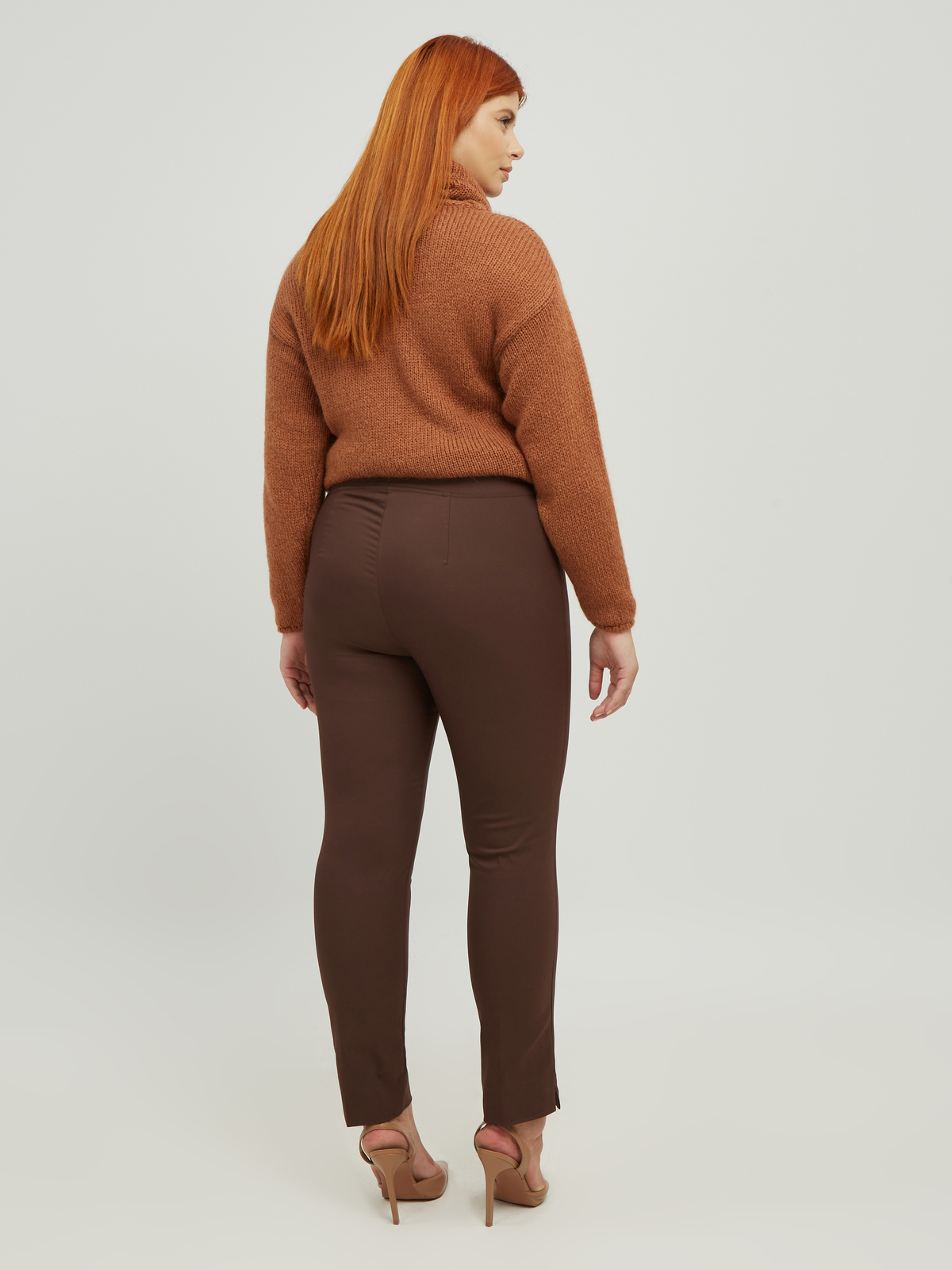 Basic βαμβακερό παντελόνι Anny φωτογραφία