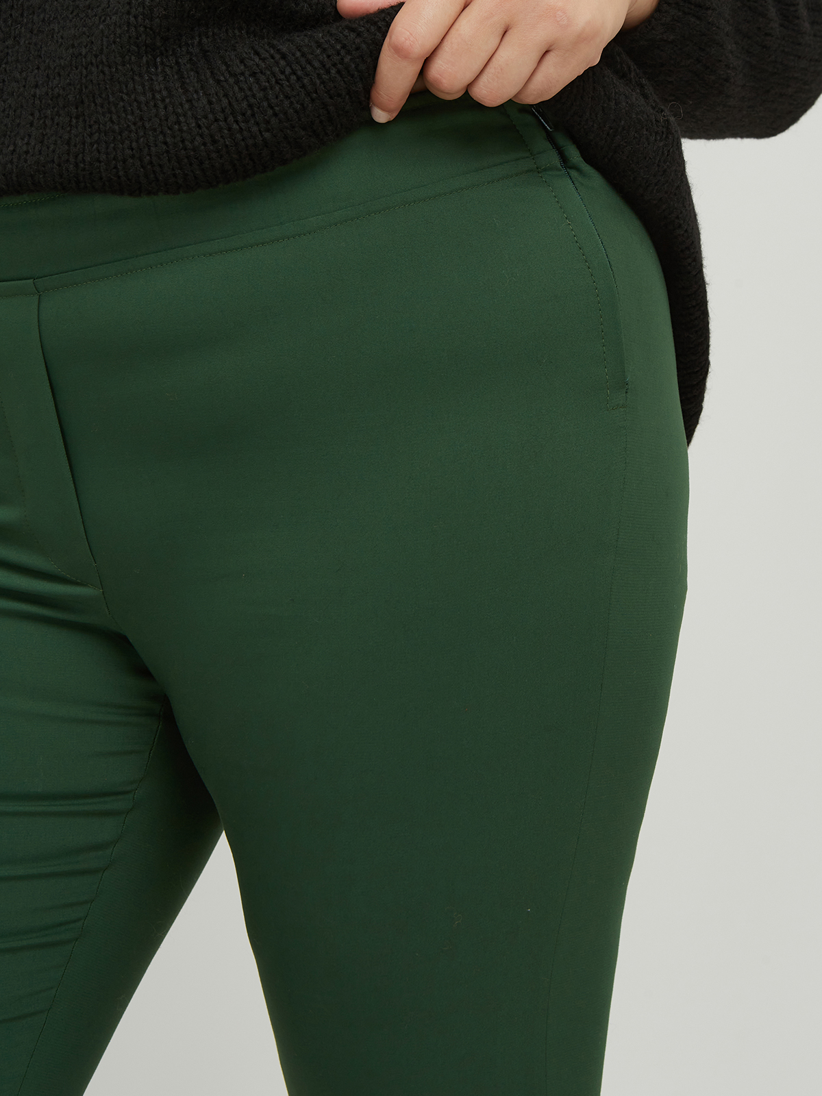 Basic βαμβακερό παντελόνι Anny φωτογραφία