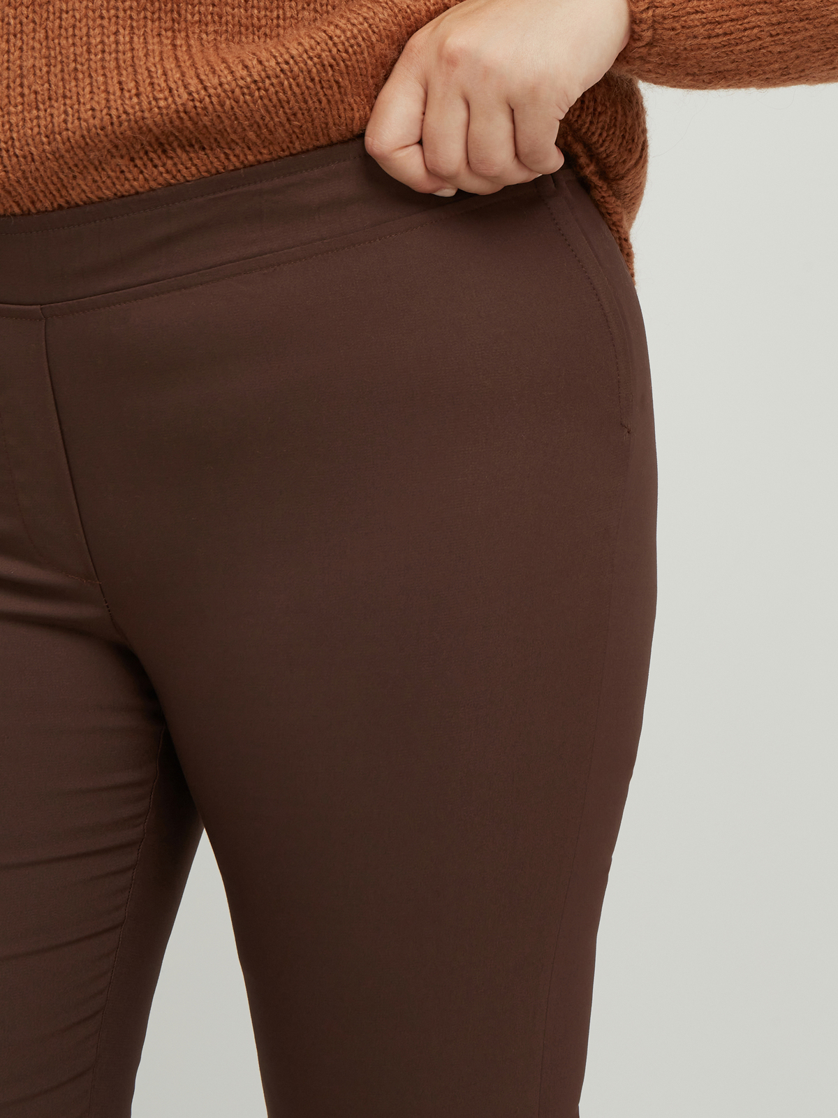 Basic βαμβακερό παντελόνι Anny φωτογραφία