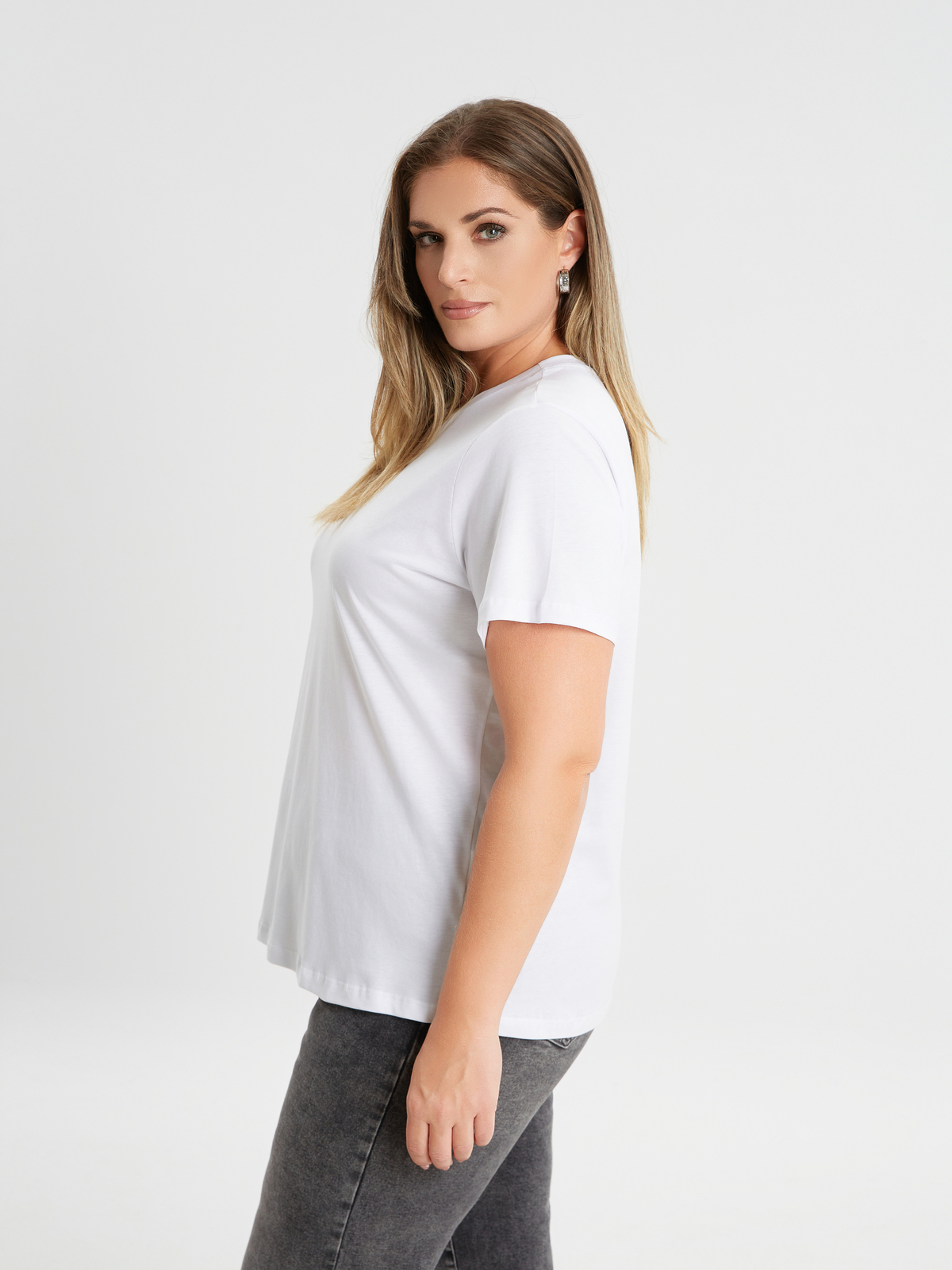 Βαμβακερή μπλούζα κοντομάνικη φωτογραφία