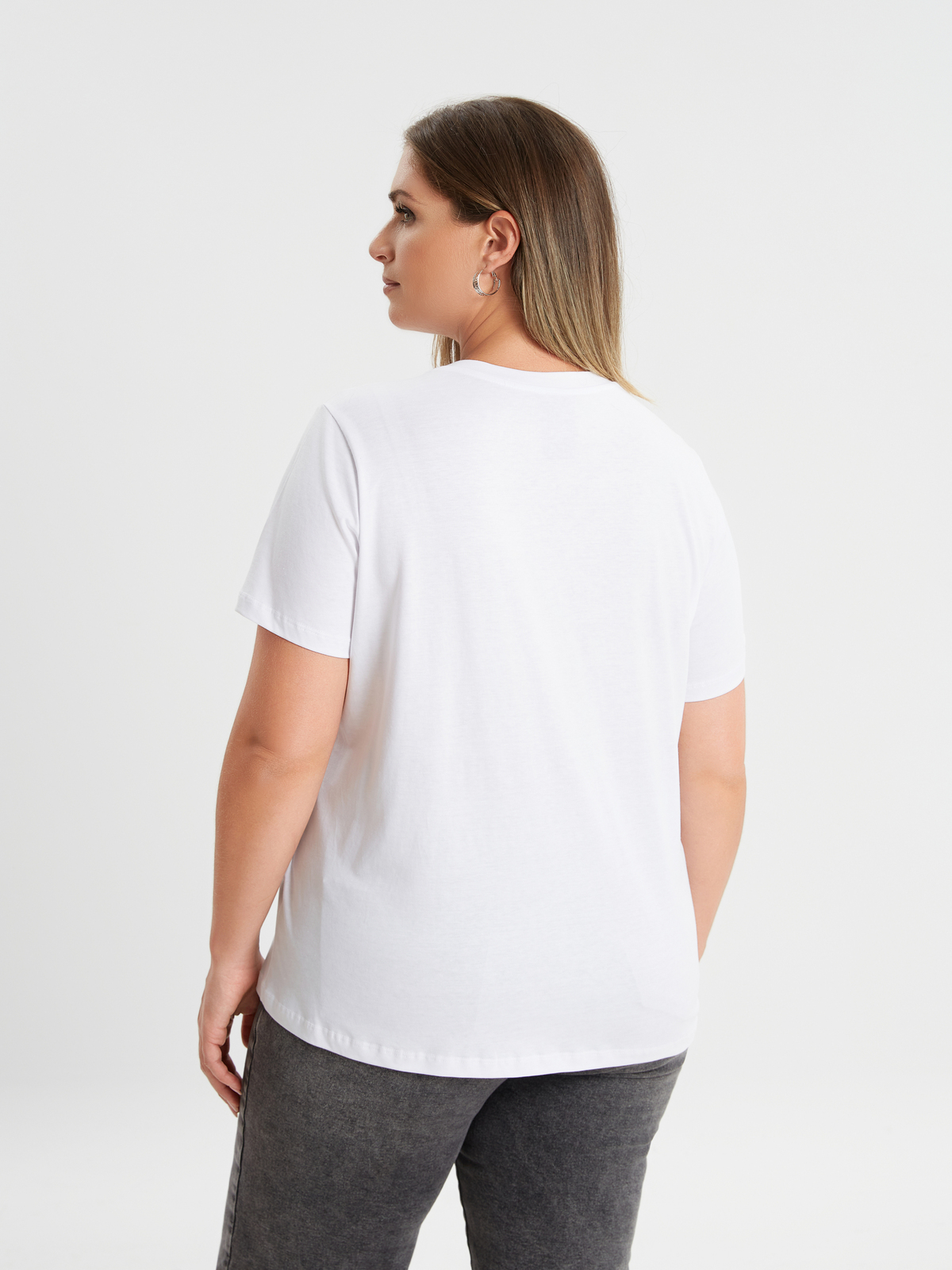 Βαμβακερή μπλούζα κοντομάνικη φωτογραφία