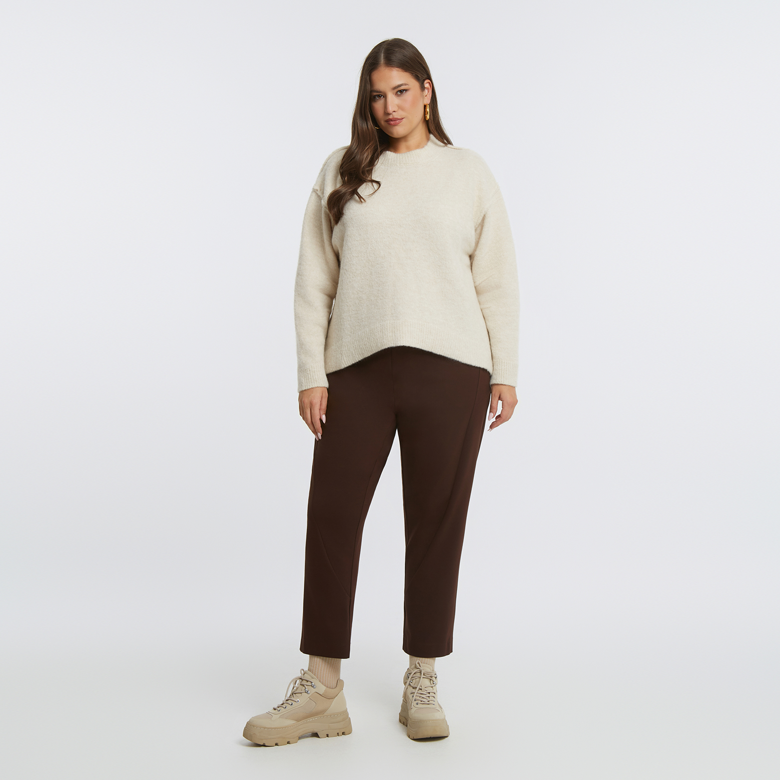 MAT FASHION Cropped πλεκτό με μοντέρνο τελείωμα