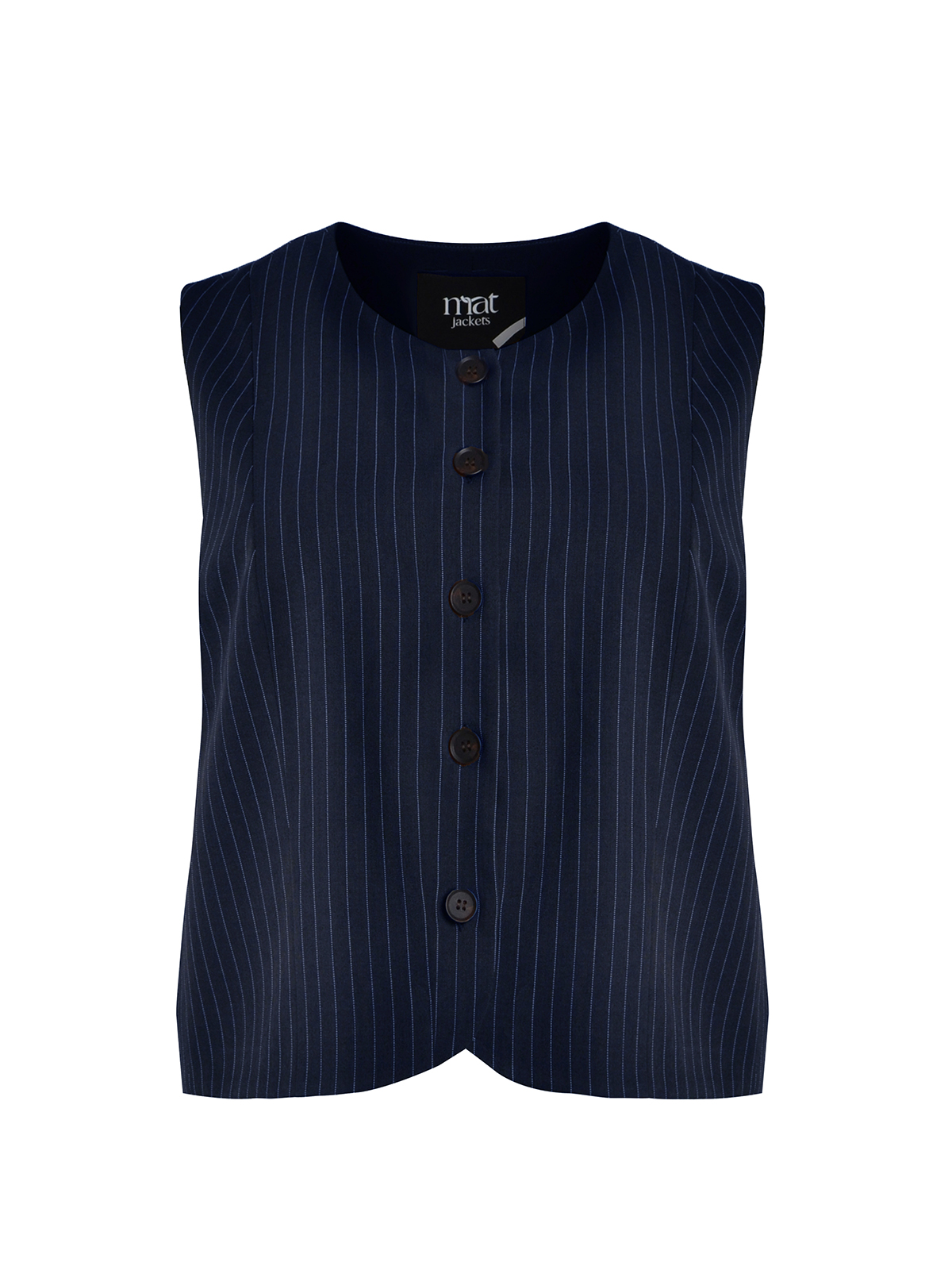 Cropped ριγέ γιλέκο φωτογραφία