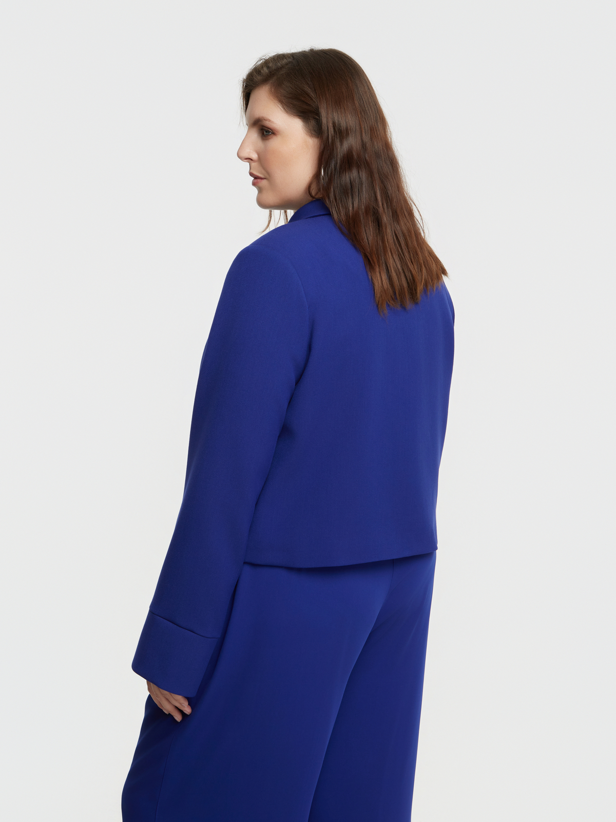 Cropped μονόχρωμο σακάκι φωτογραφία